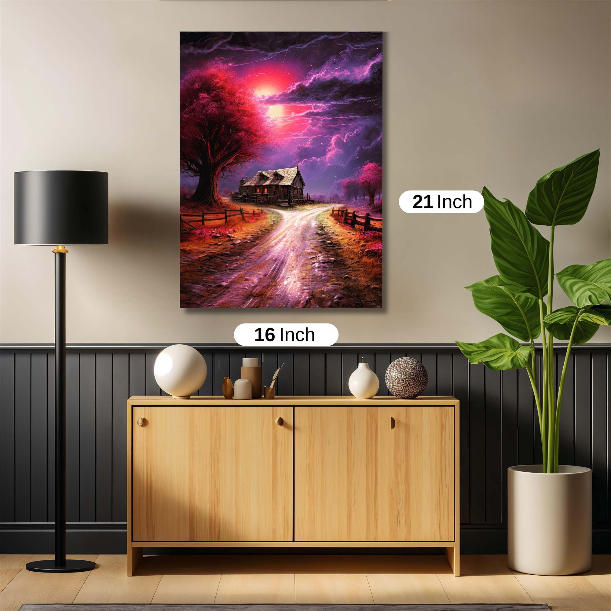 Cabin Twilight Safe Wall Magnetic / M