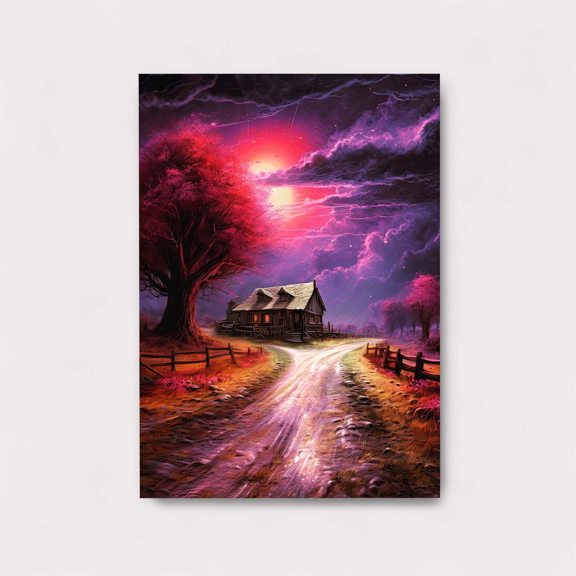 Cabin Twilight Safe Wall Magnetic / M