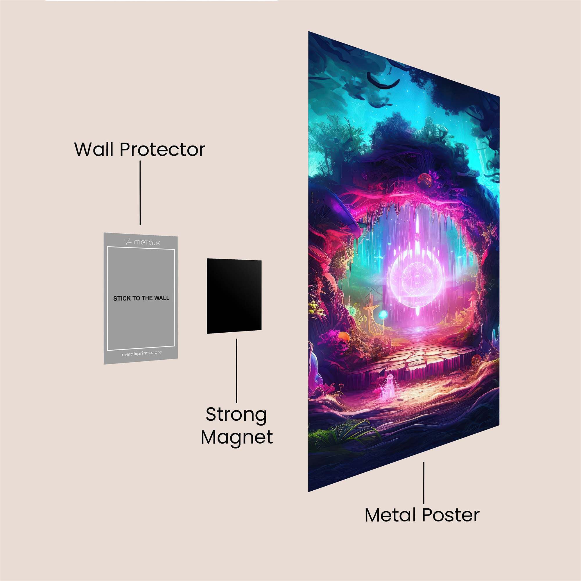 Mystic Portal Safe Wall Magnetic / M