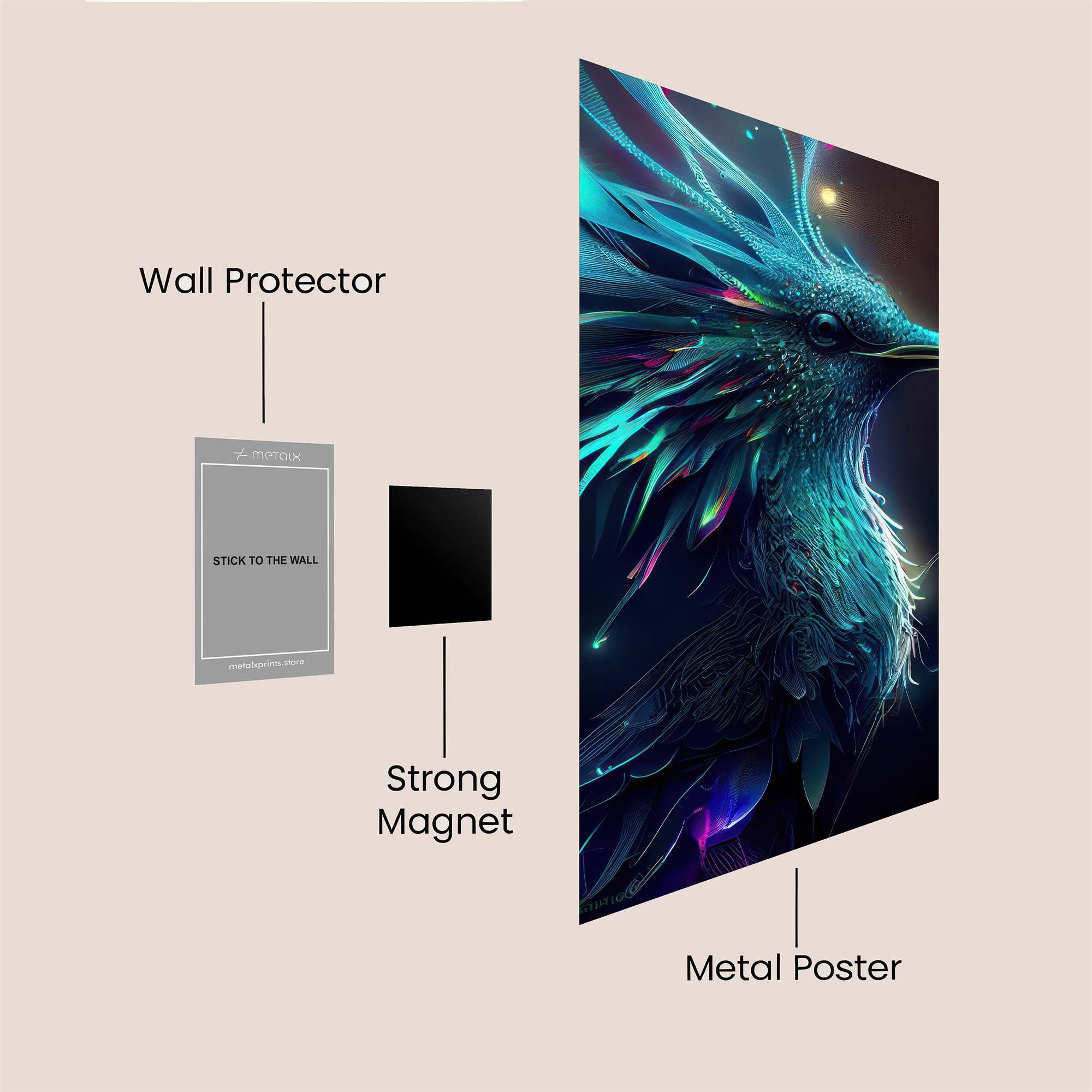 Phoenix Radiant Safe Wall Magnetic / M