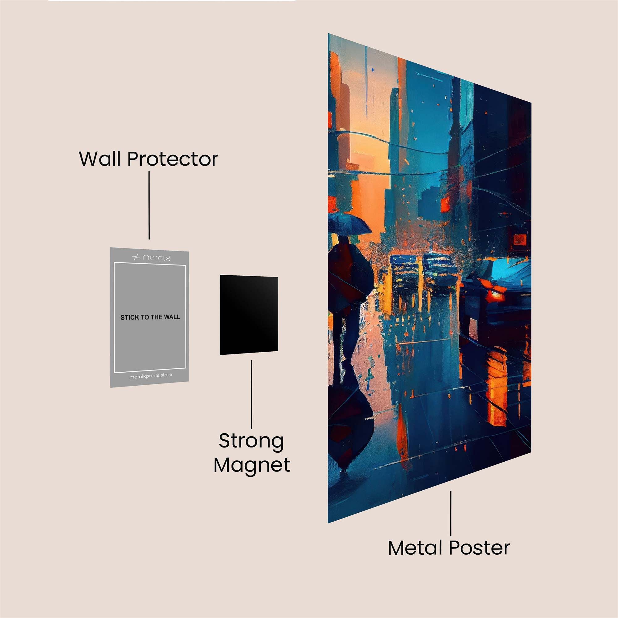City Solitude Safe Wall Magnetic / M
