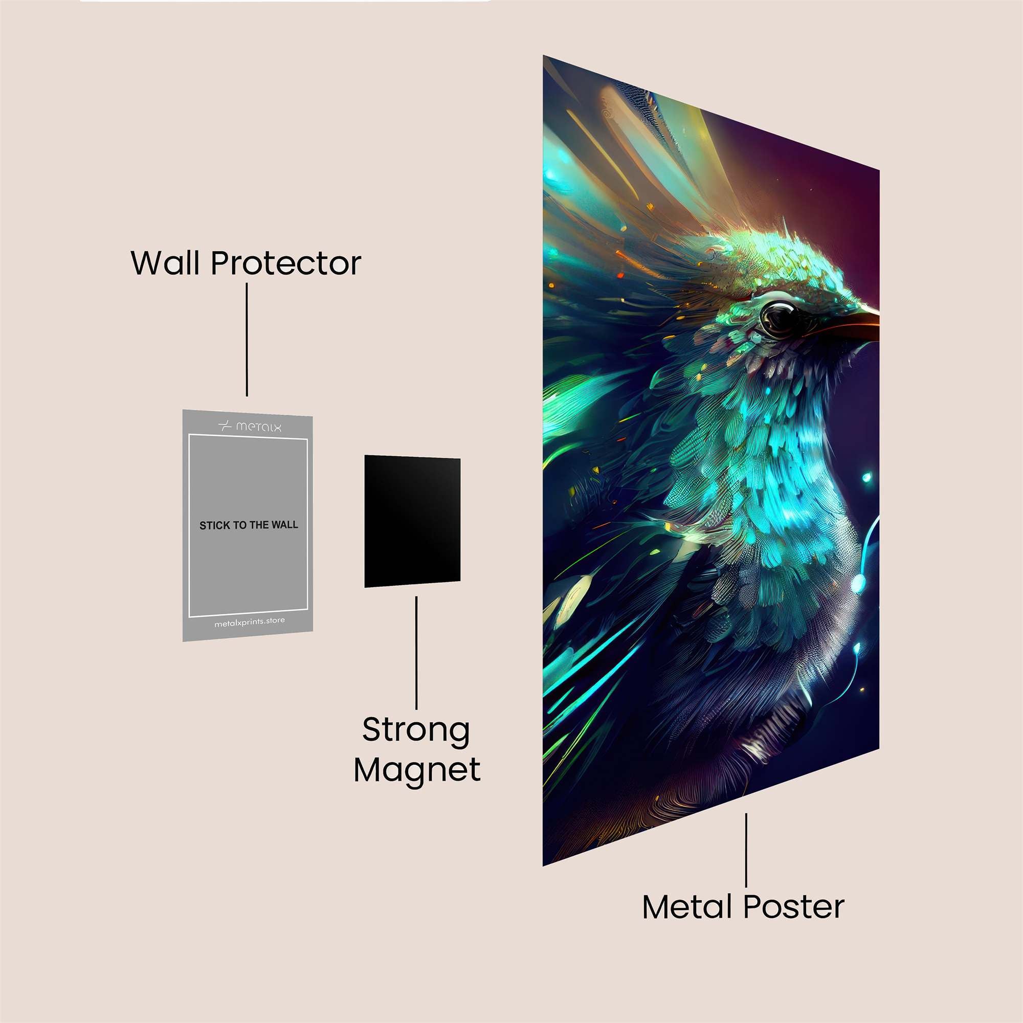 Hummingbird Radiance Safe Wall Magnetic / M