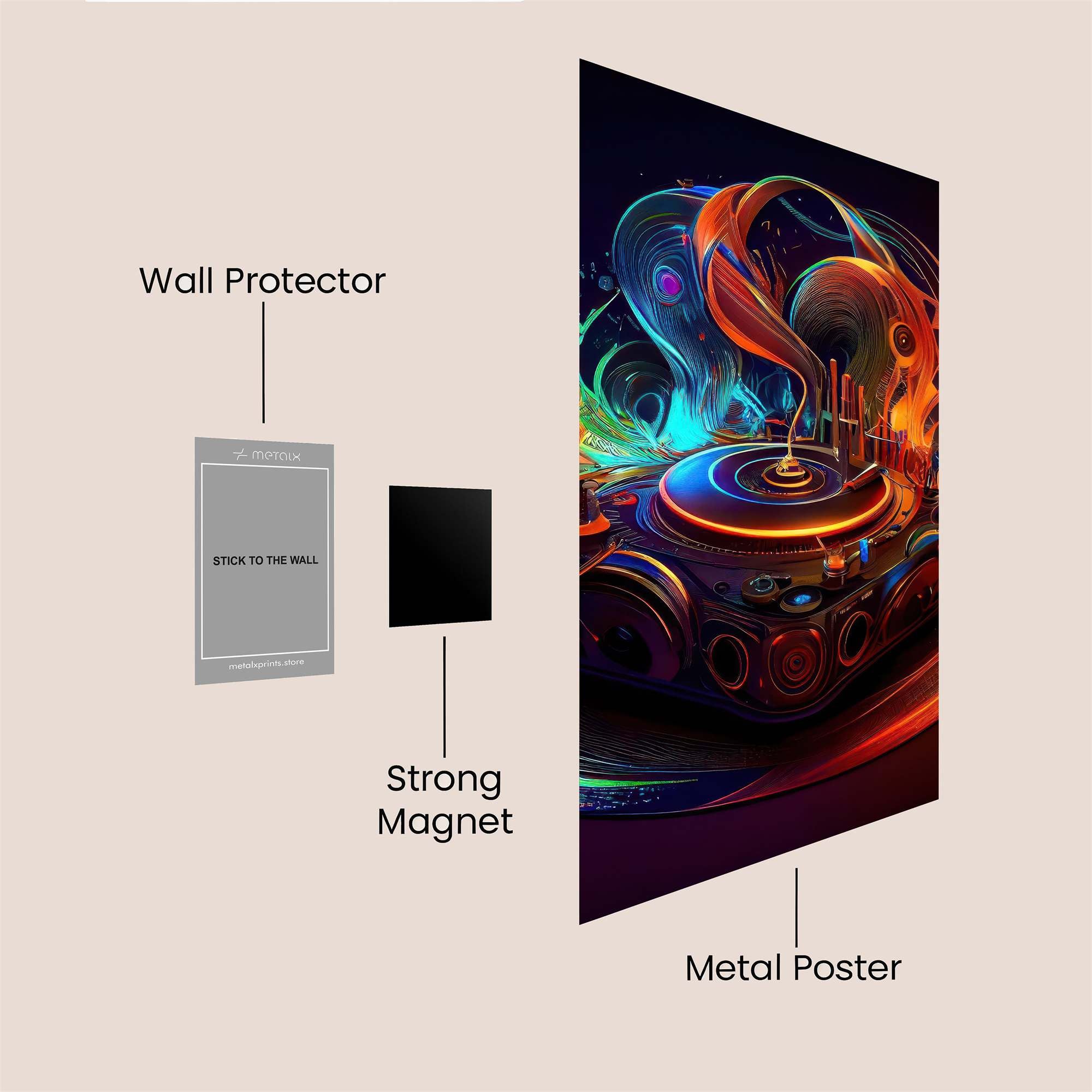 Wave Serenity Safe Wall Magnetic / M