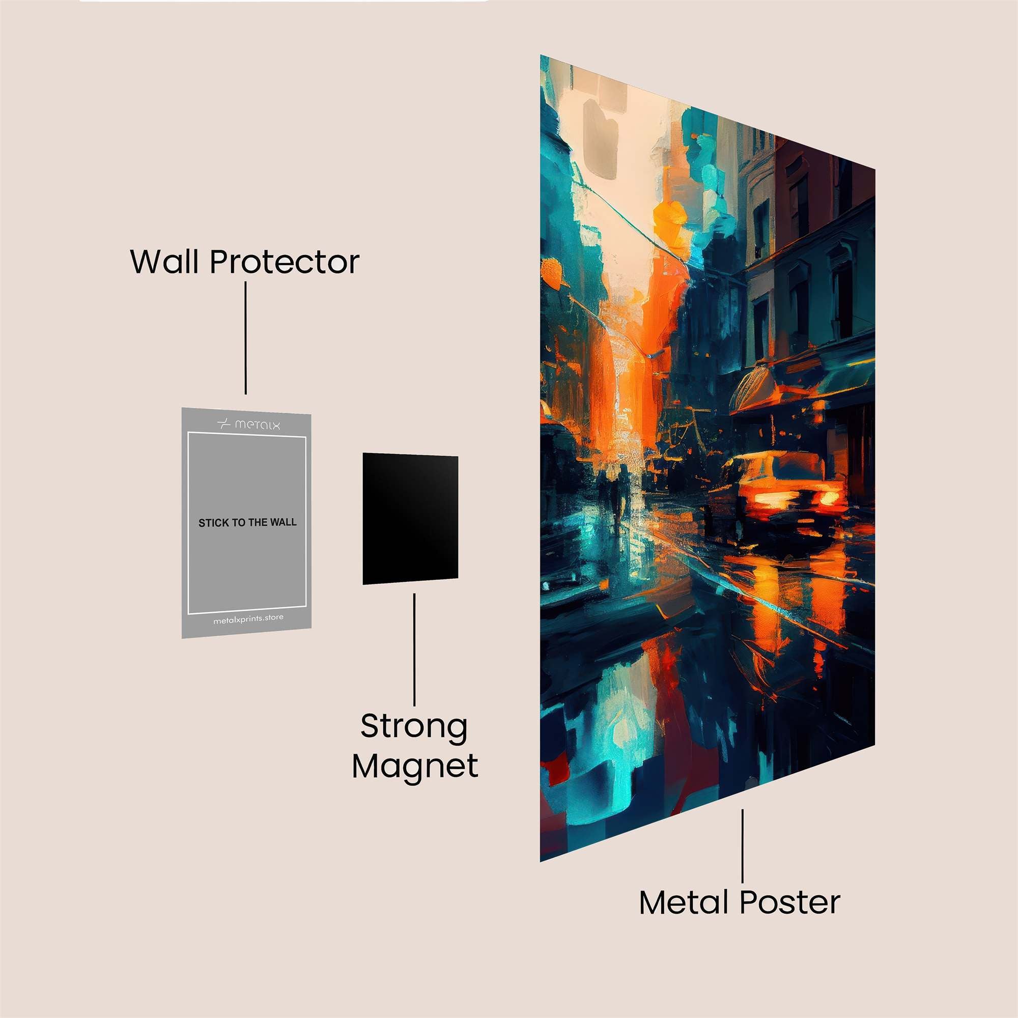 Cow Curiosity Safe Wall Magnetic / M