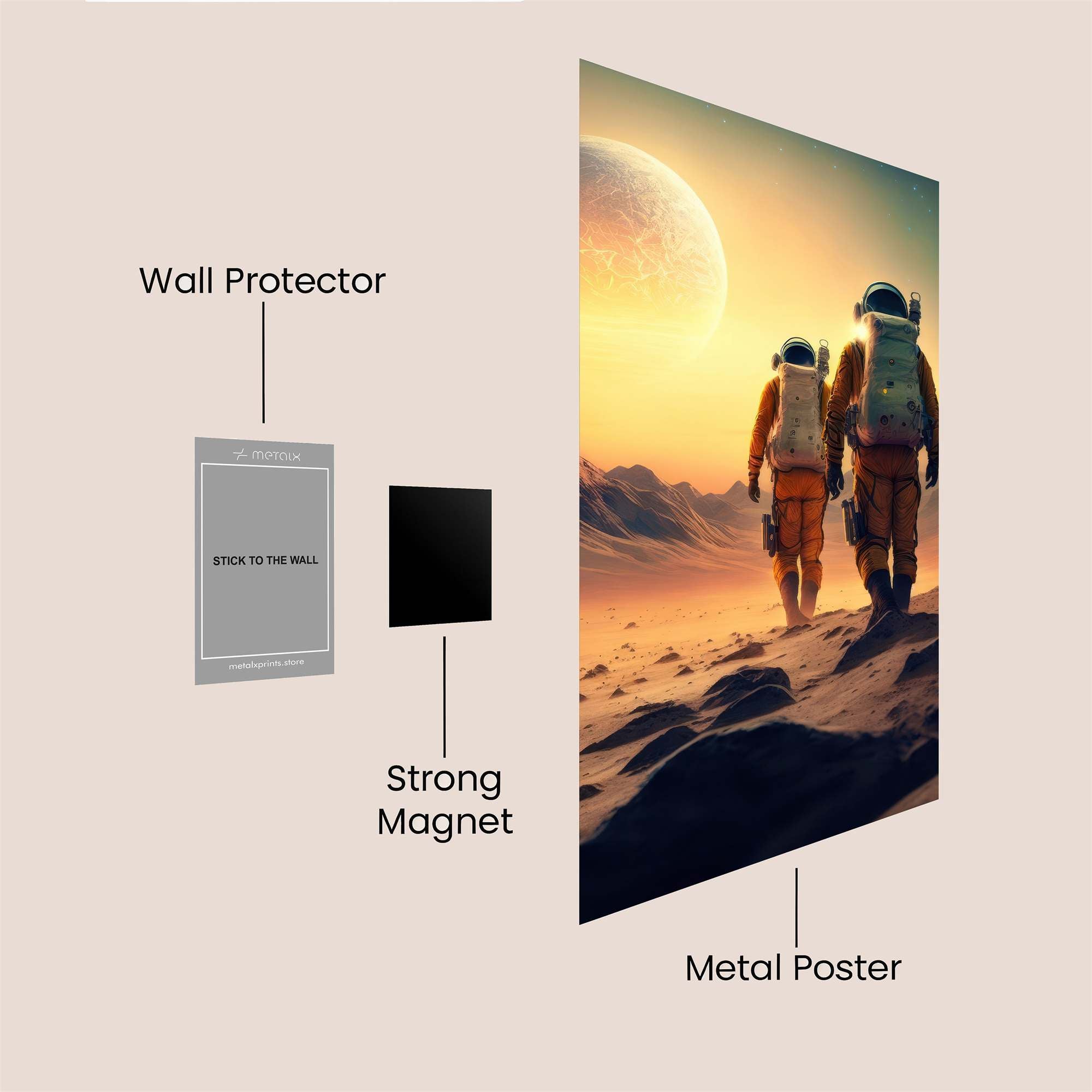 Explorers Serene Safe Wall Magnetic / M