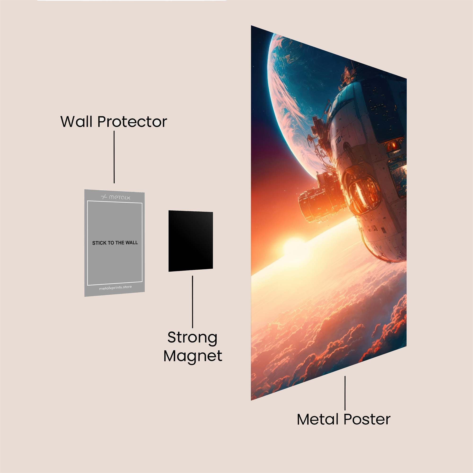 Space Odyssey Safe Wall Magnetic / M