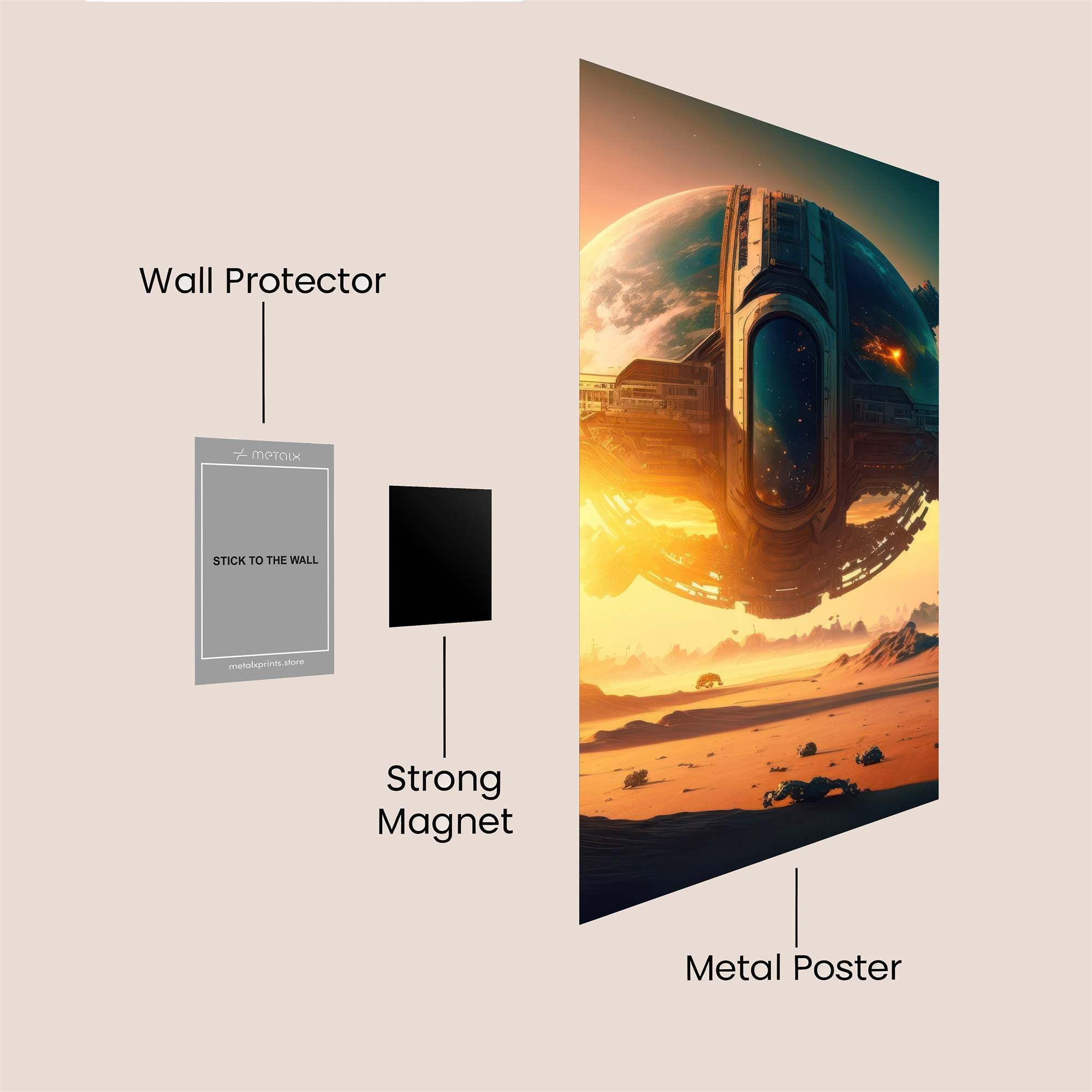 Sphere Dawn Safe Wall Magnetic / M