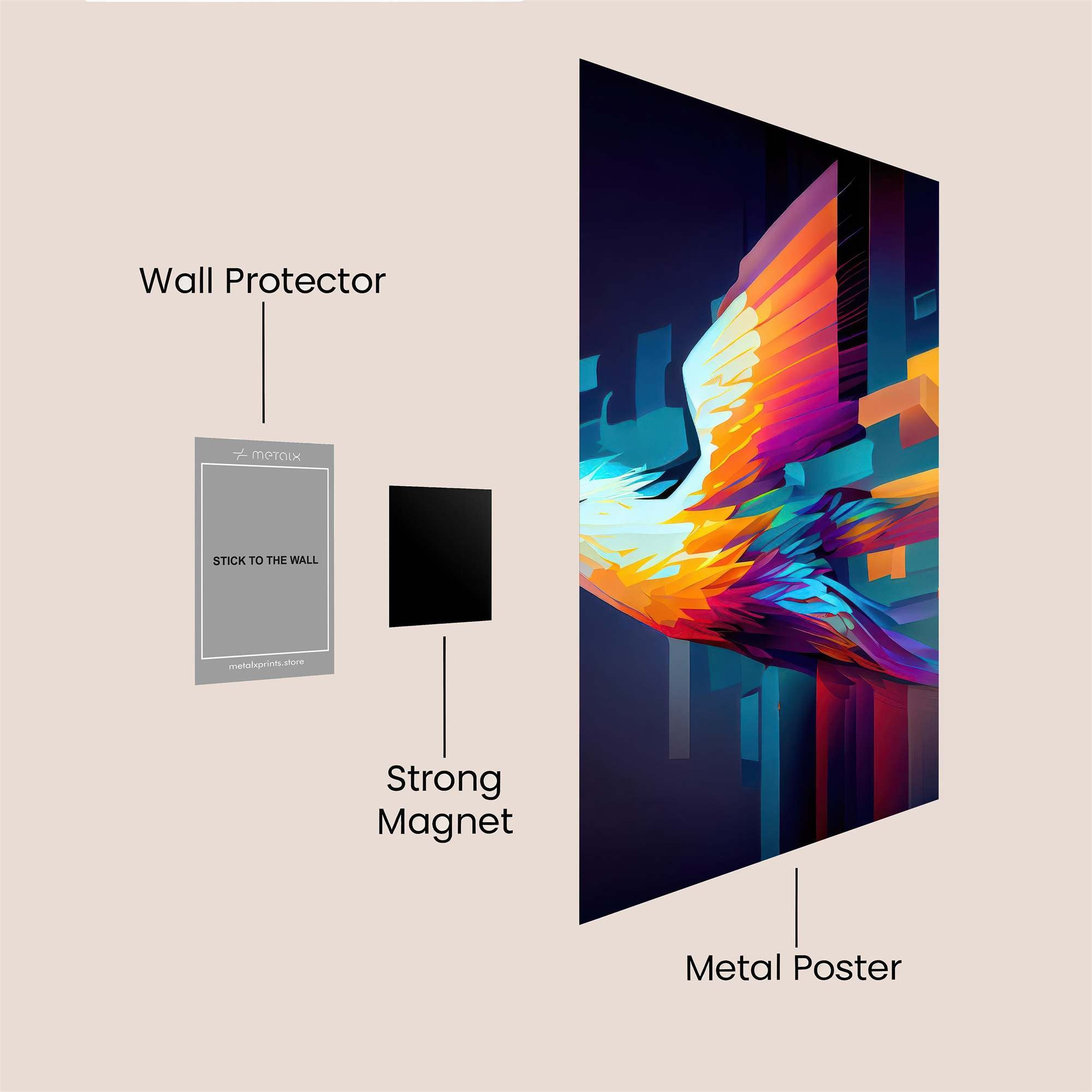 Butterfly Dream Safe Wall Magnetic / M