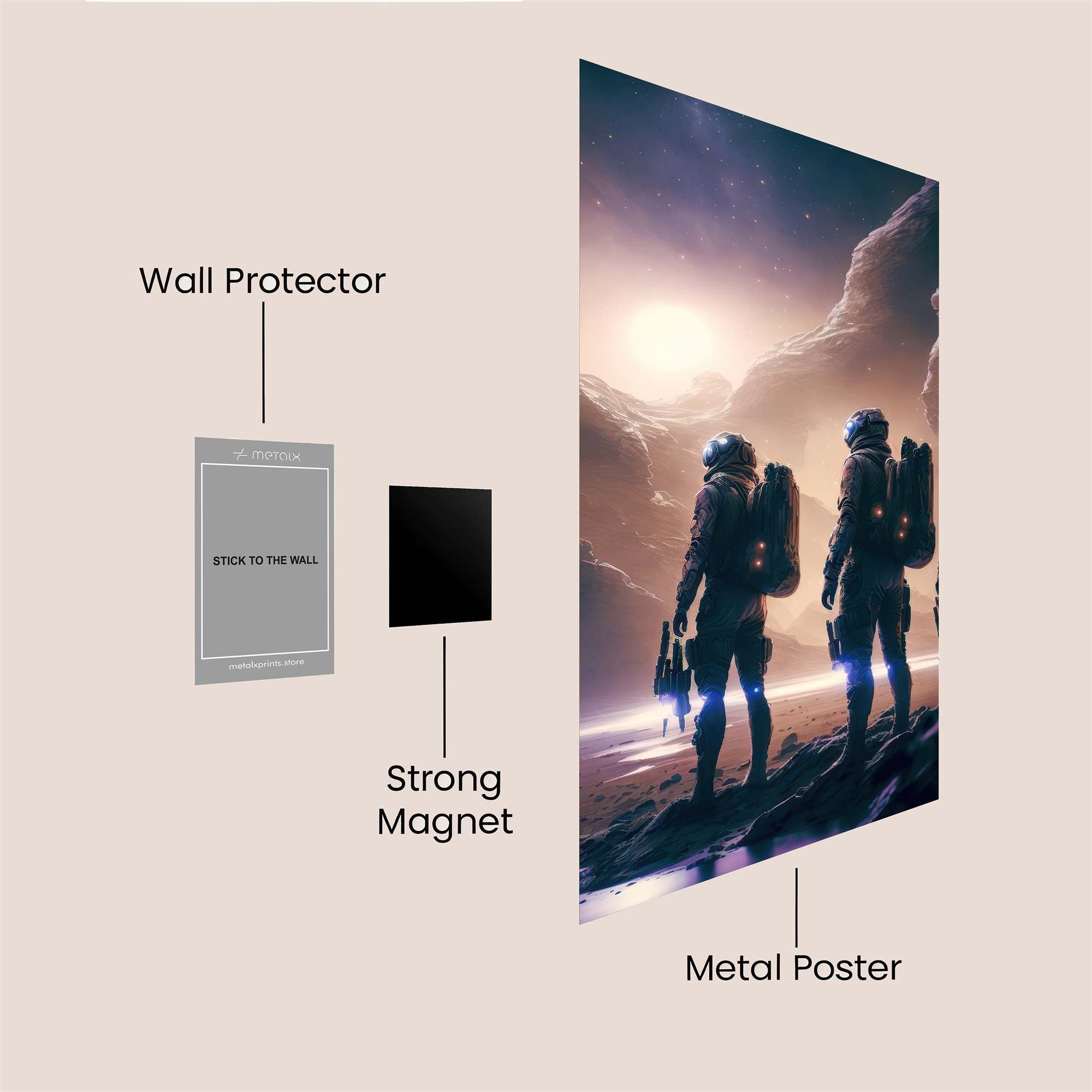 Radiant Royalty Safe Wall Magnetic / M