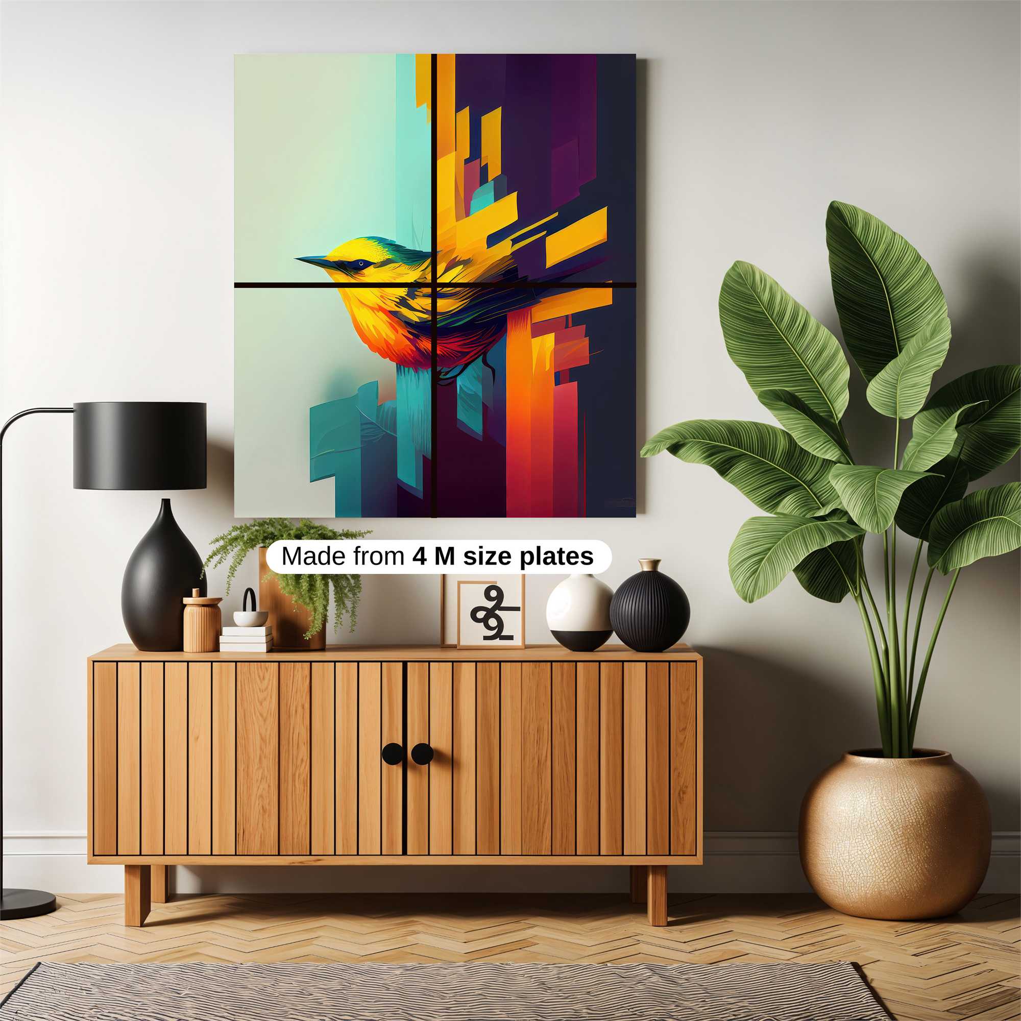 Warbler Whimsy Safe Wall Magnetic / M