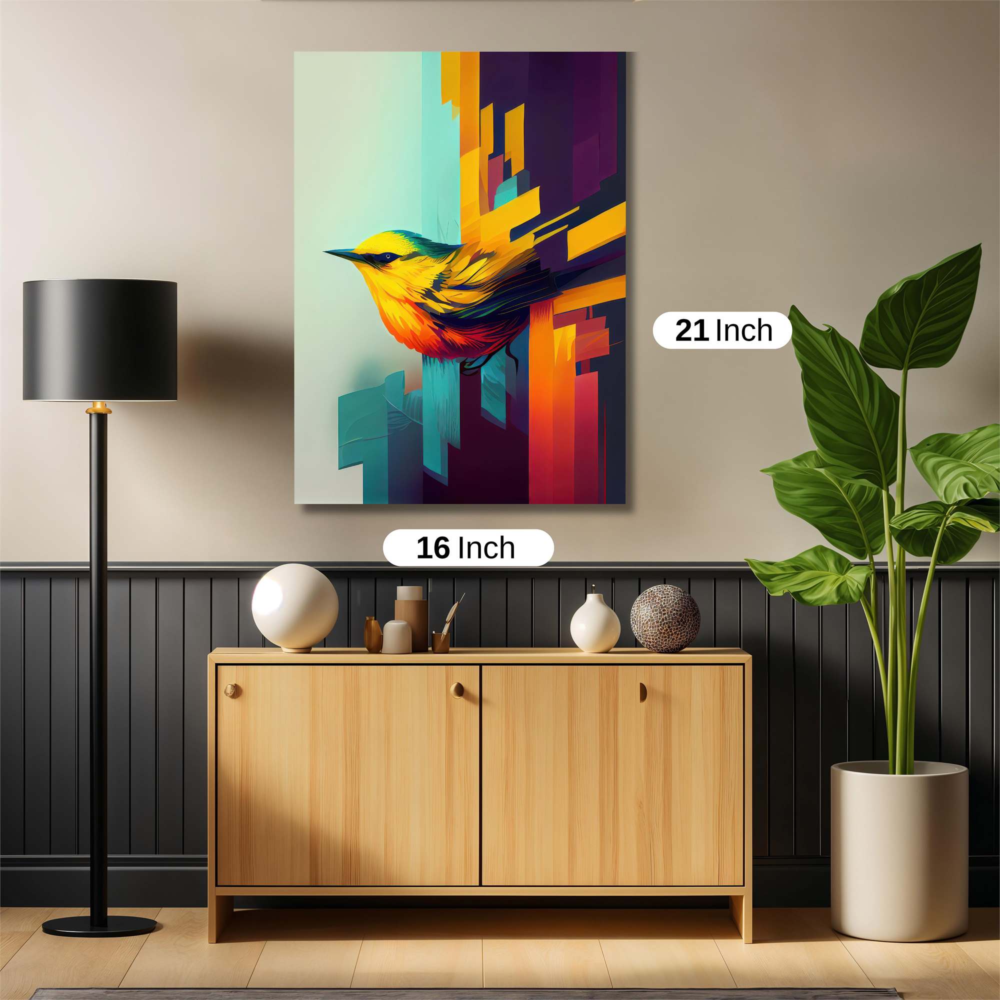 Warbler Whimsy Safe Wall Magnetic / M