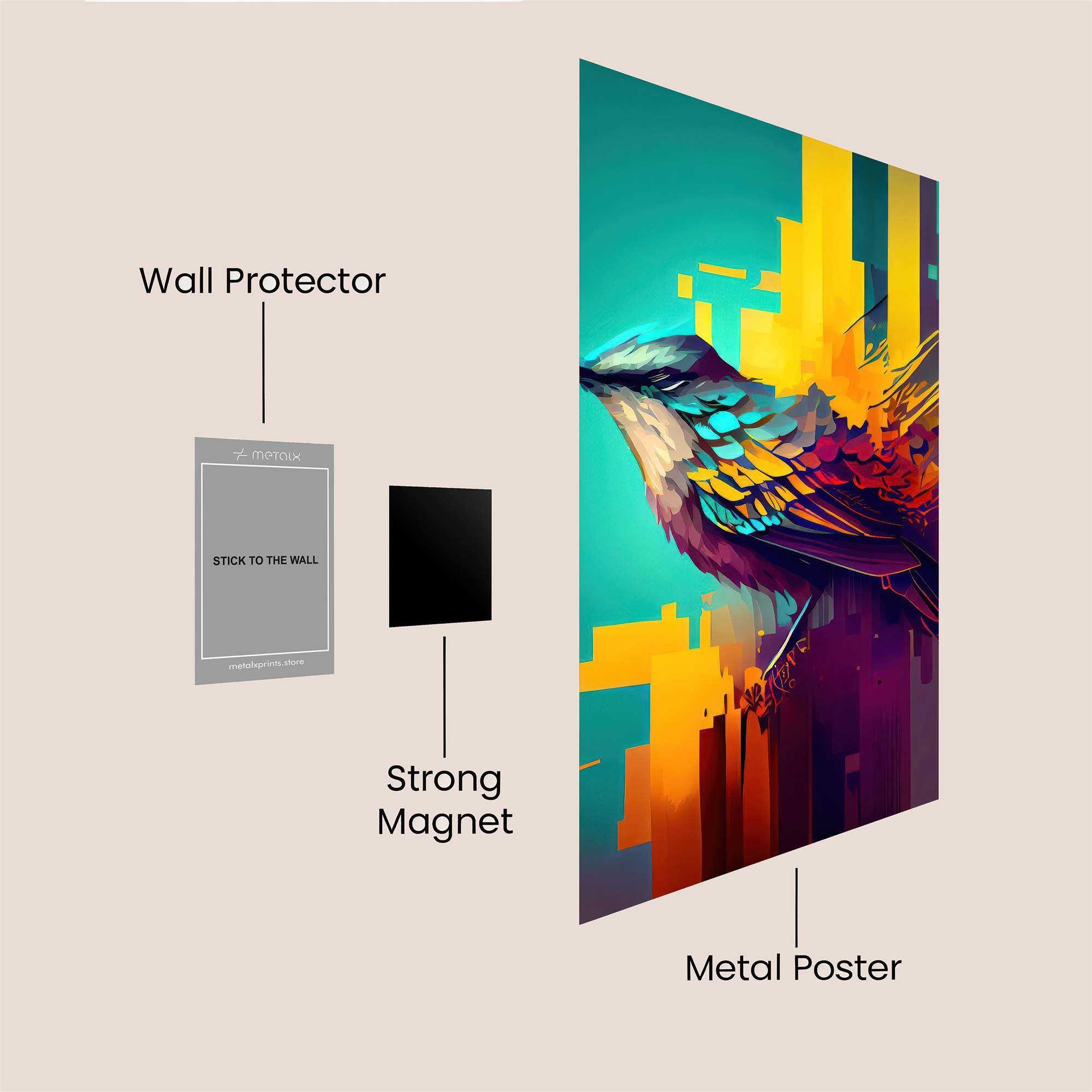 Mary Radiant Safe Wall Magnetic / M