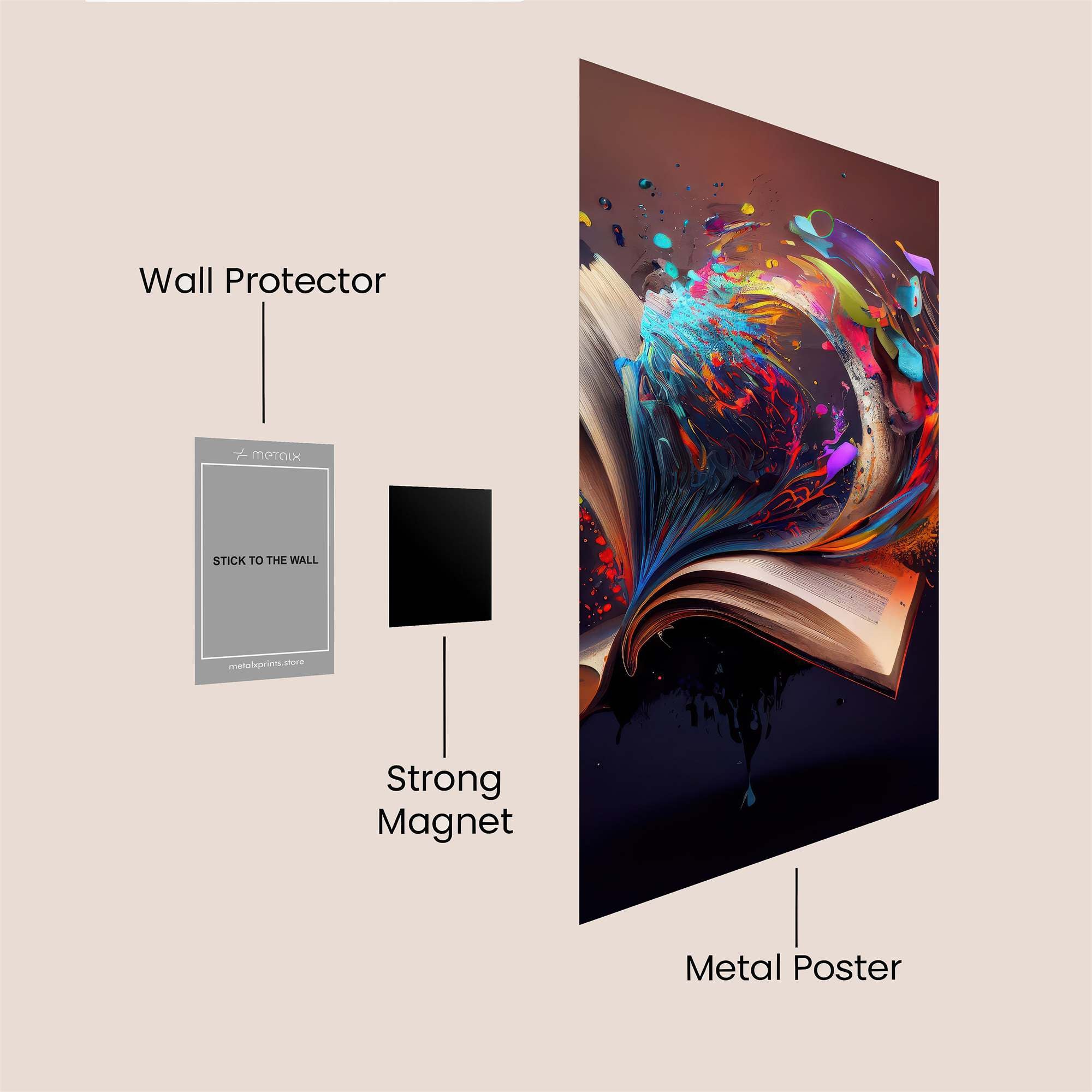 Robot Melancholy Safe Wall Magnetic / M