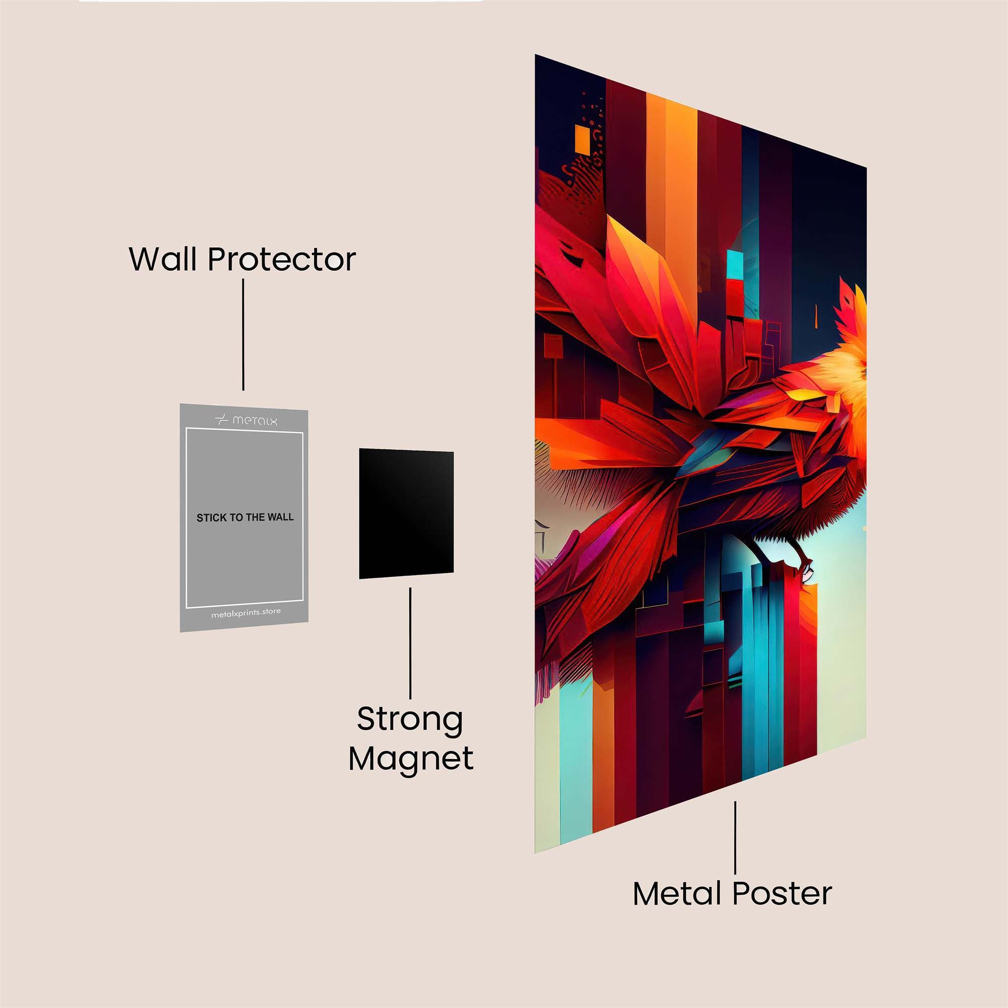 Dragon Duel Safe Wall Magnetic / M