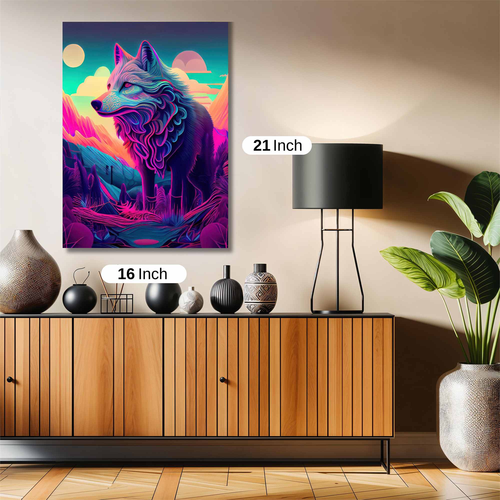 Wolf Dreamscape Safe Wall Magnetic / M