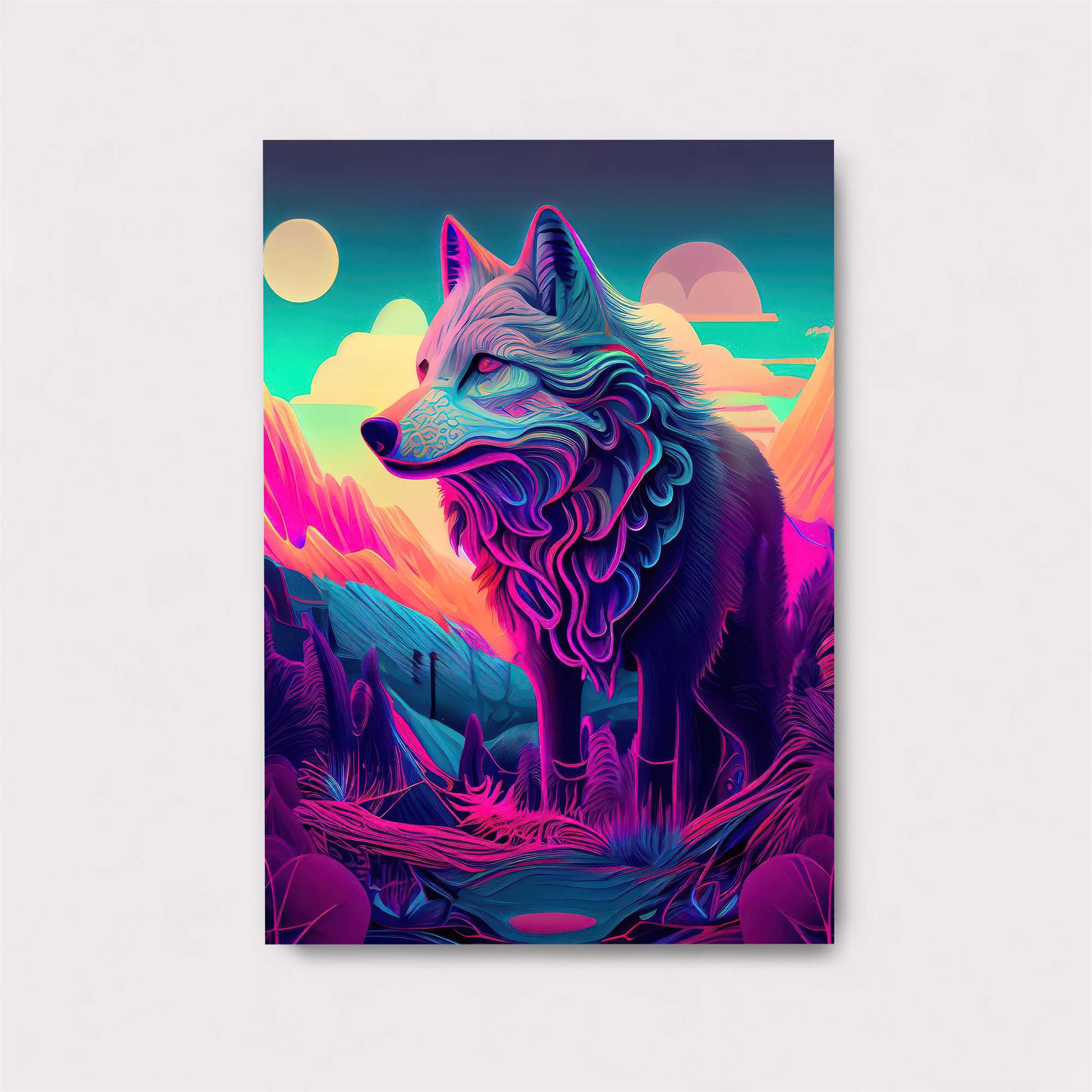 Wolf Dreamscape Safe Wall Magnetic / M