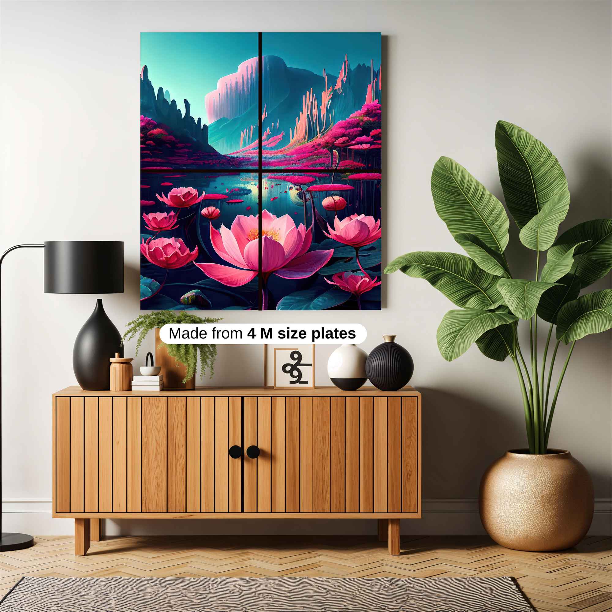 Lotus Dreamscape Safe Wall Magnetic / M