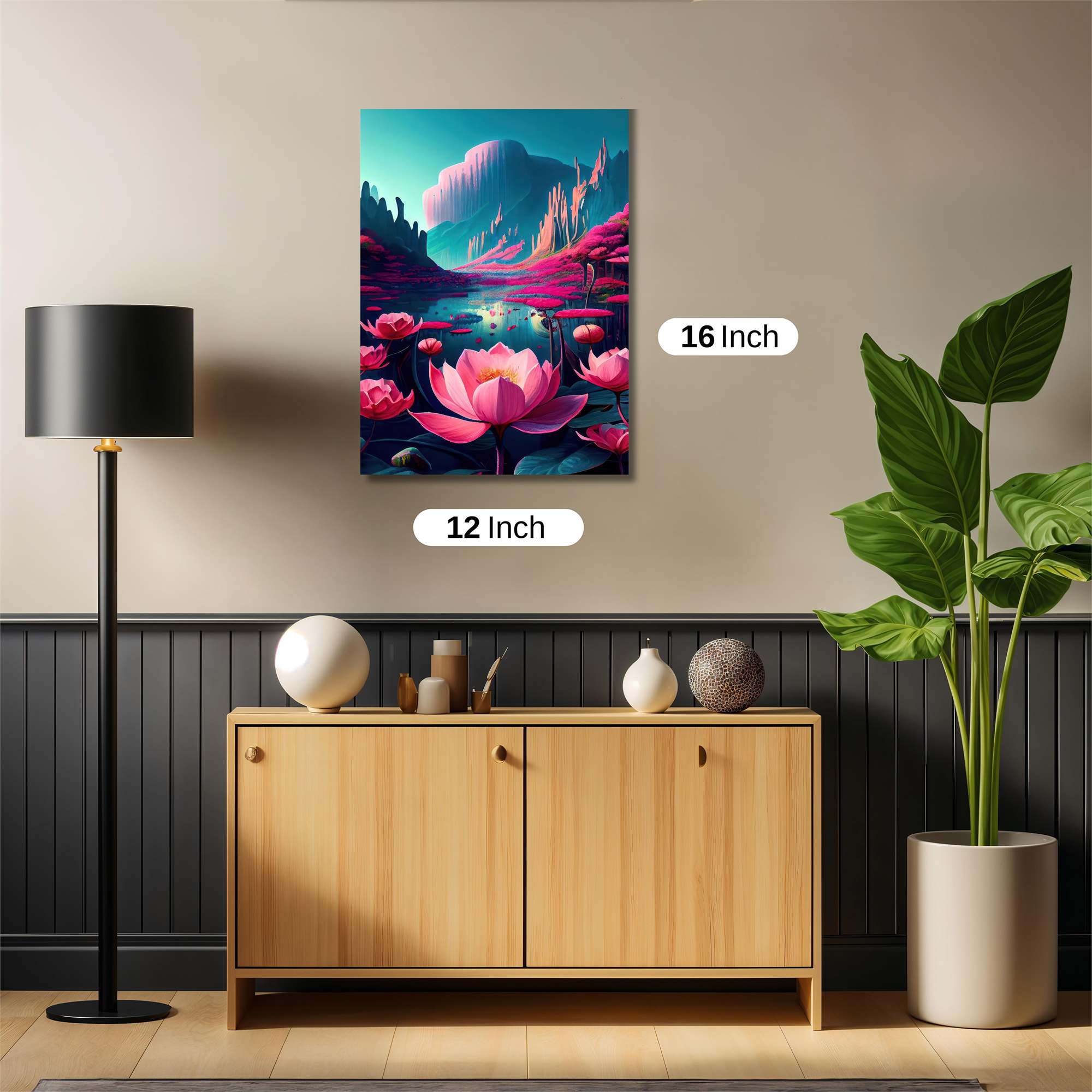 Lotus Dreamscape Safe Wall Magnetic / M