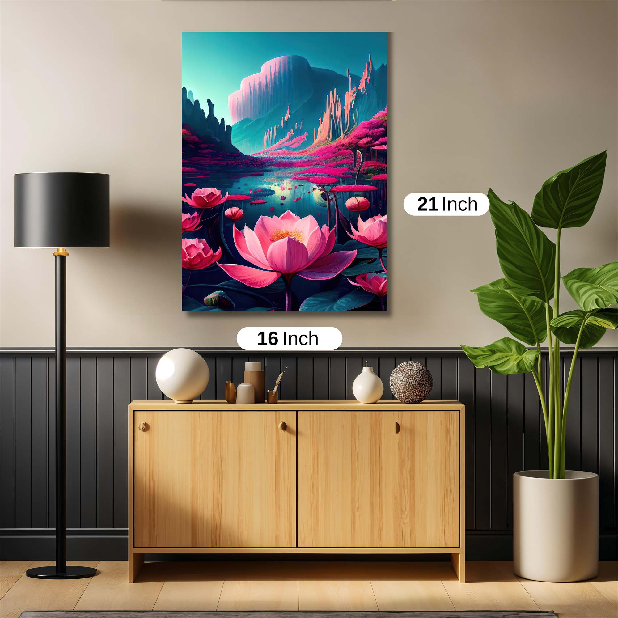 Lotus Dreamscape Safe Wall Magnetic / M