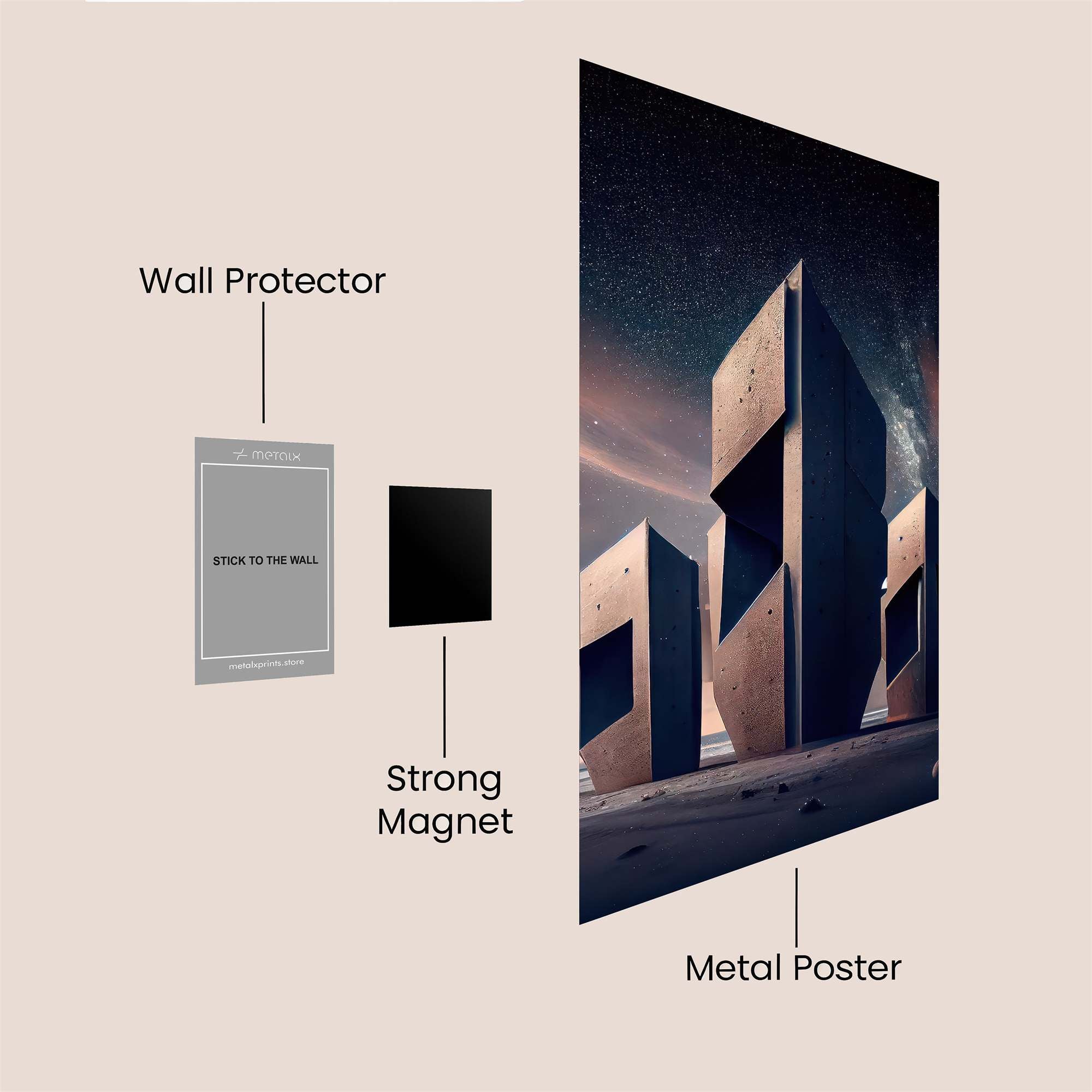 Knight Gloom Safe Wall Magnetic / M