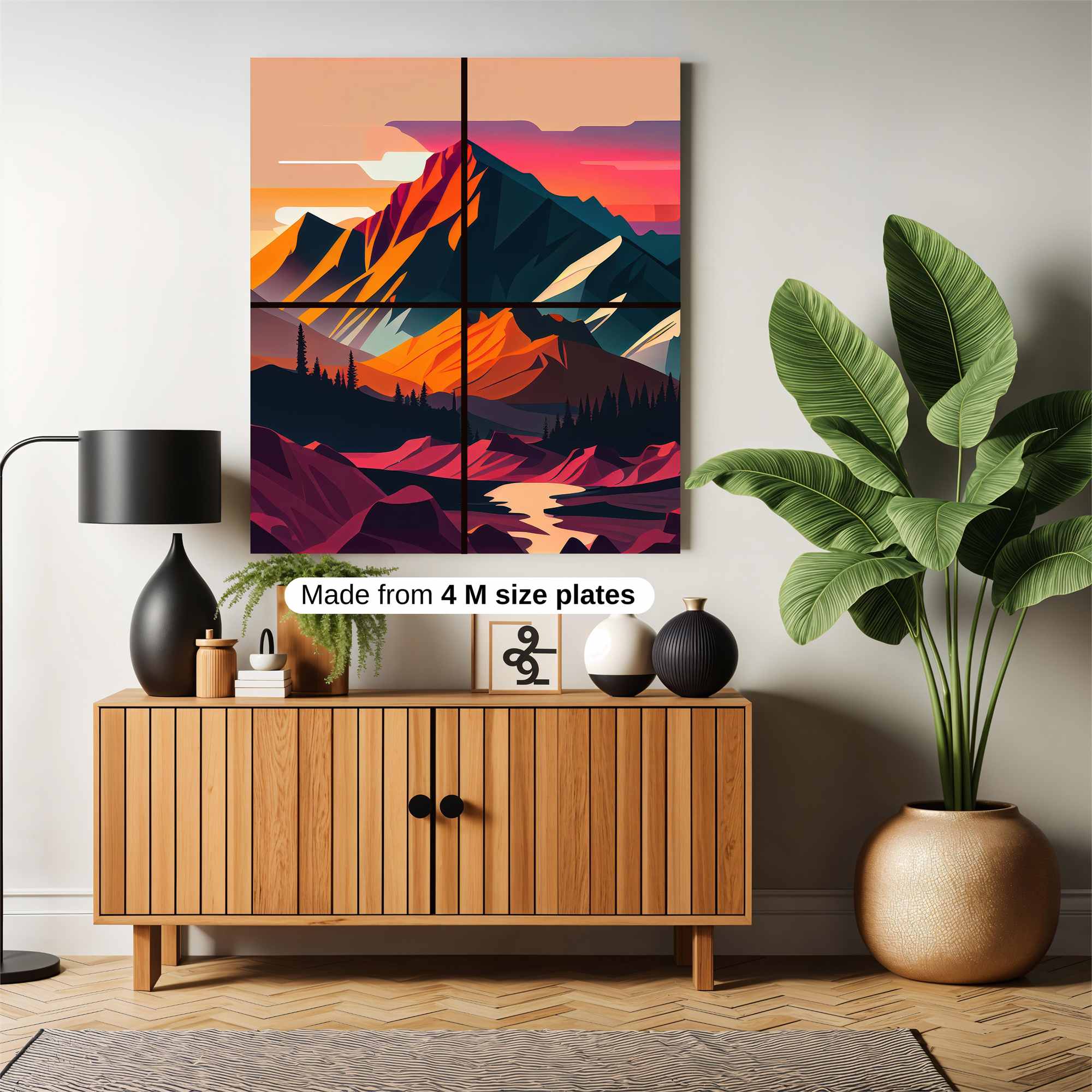 Sunset Serenity Safe Wall Magnetic / M