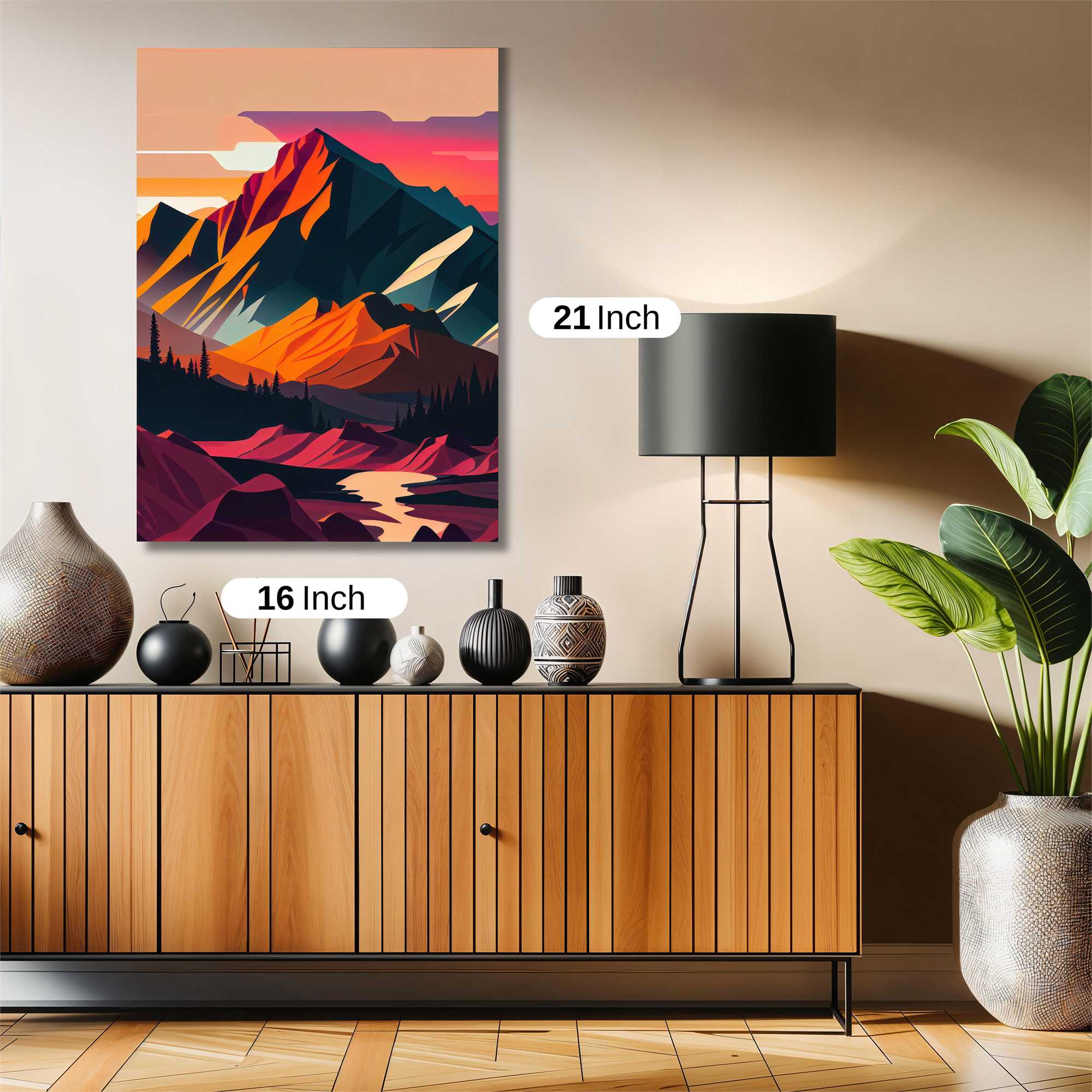 Sunset Serenity Safe Wall Magnetic / M