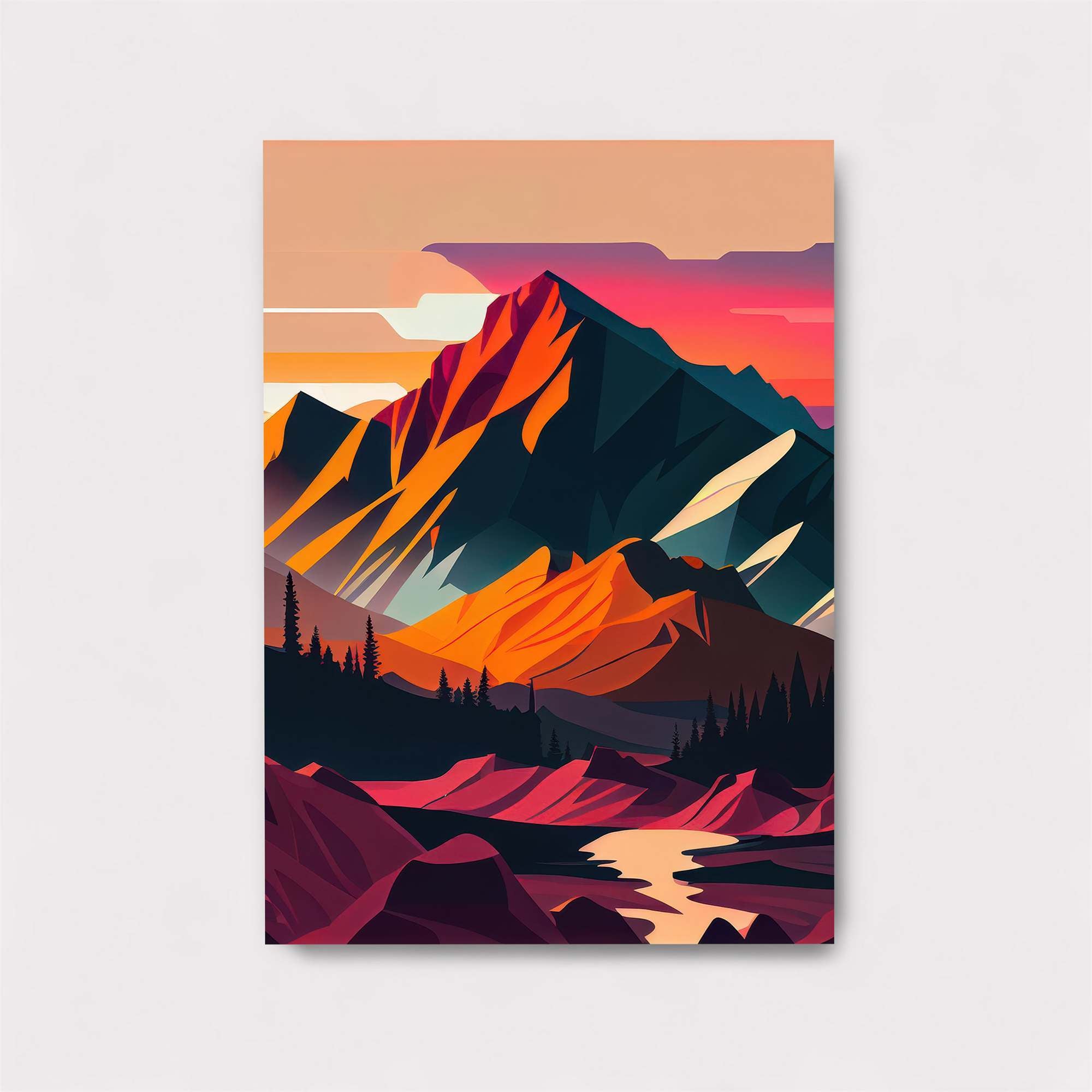 Sunset Serenity Safe Wall Magnetic / M