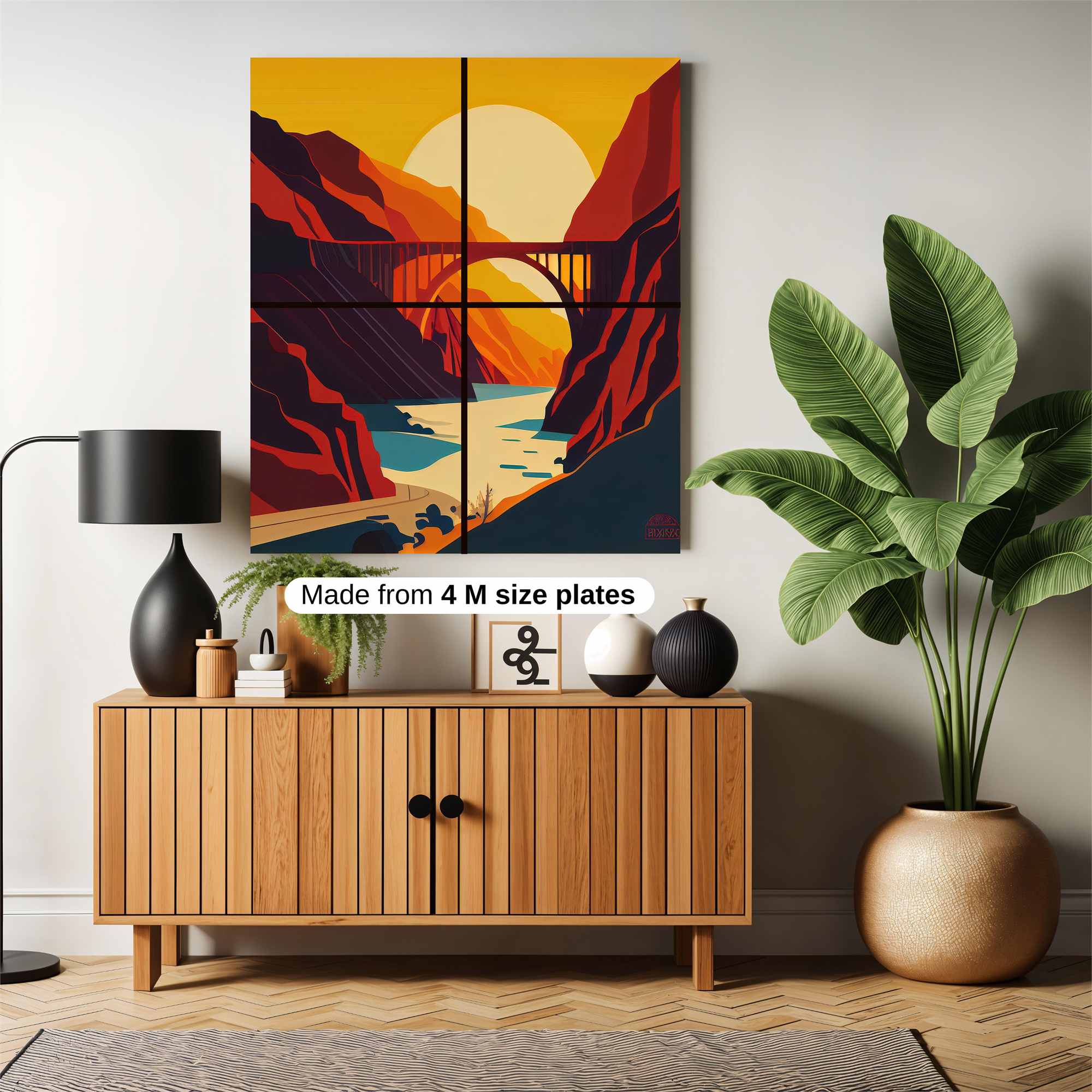 Canyon Tranquil Safe Wall Magnetic / M