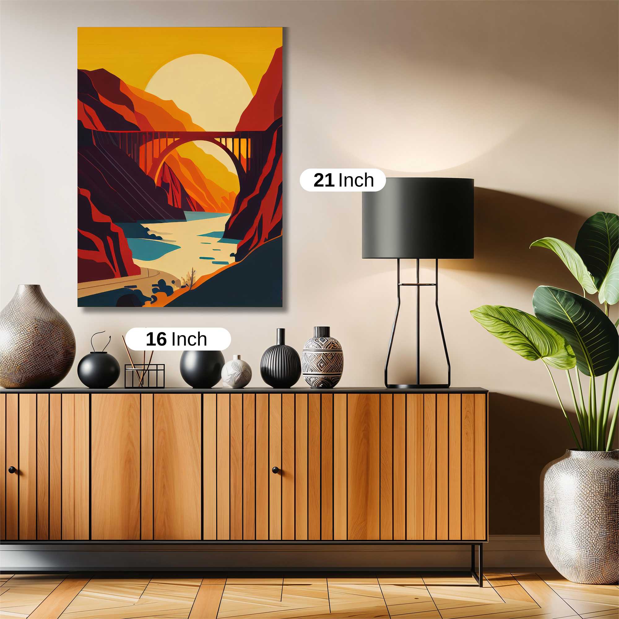 Canyon Tranquil Safe Wall Magnetic / M