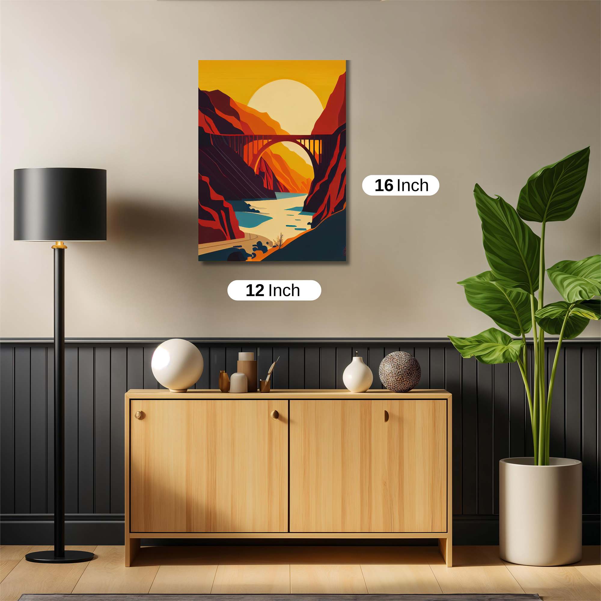 Canyon Tranquil Safe Wall Magnetic / M