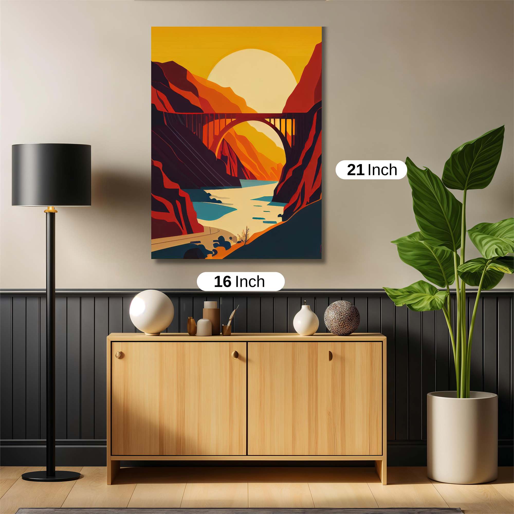 Canyon Tranquil Safe Wall Magnetic / M