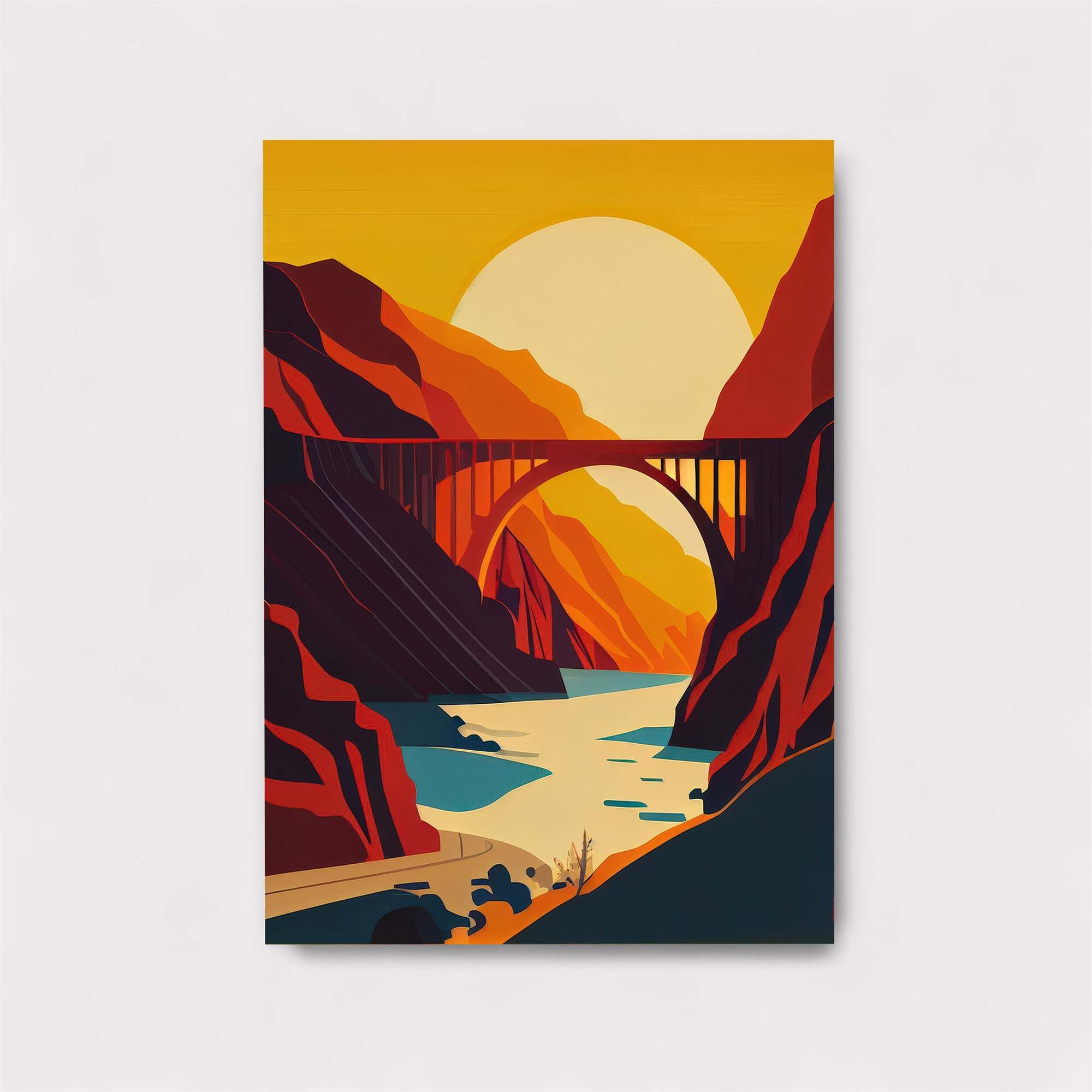 Canyon Tranquil Safe Wall Magnetic / M