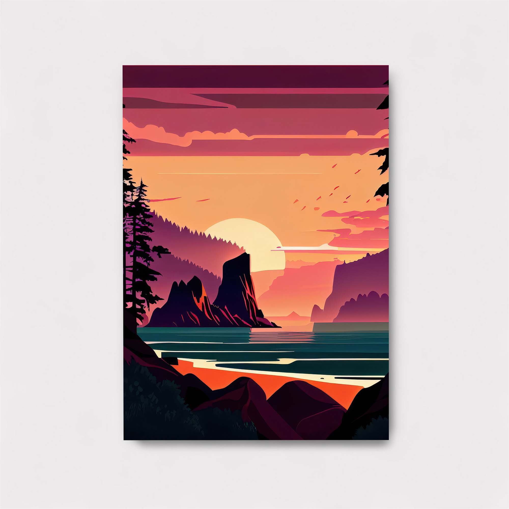 Sunset Serenity Safe Wall Magnetic / M