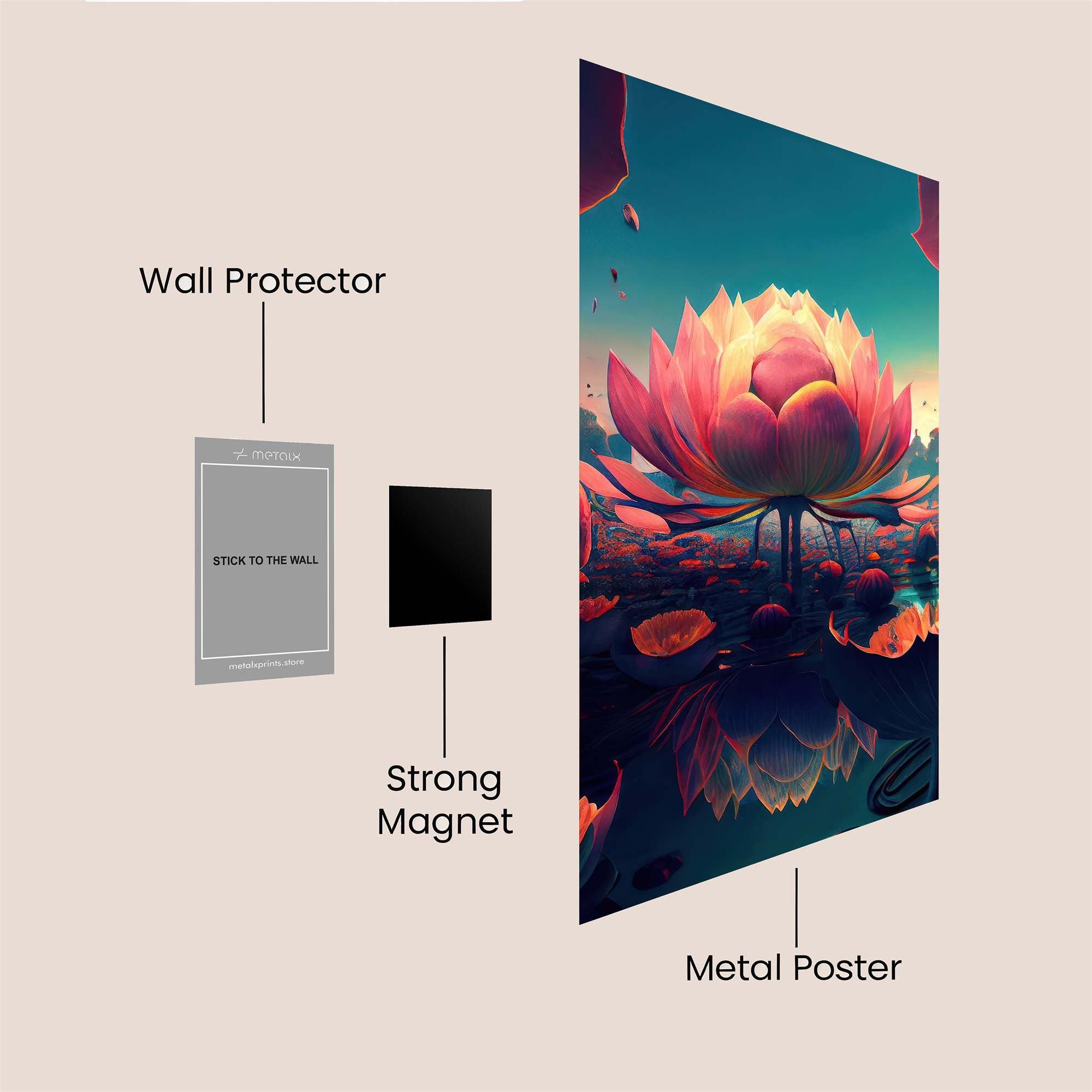Spider Elegant Safe Wall Magnetic / M