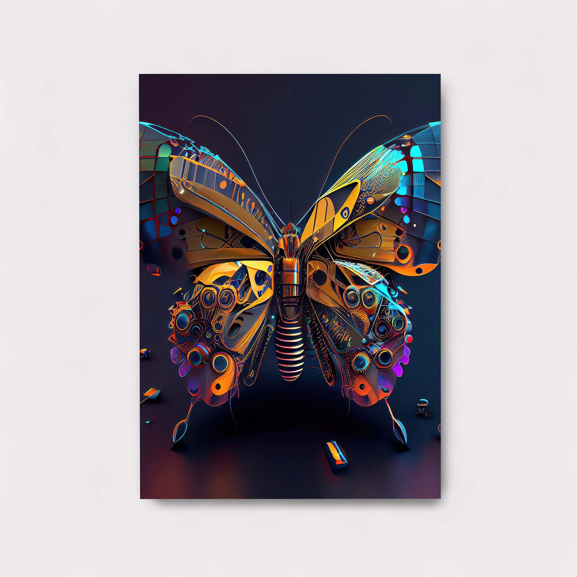 Butterfly Intricacy Safe Wall Magnetic / M