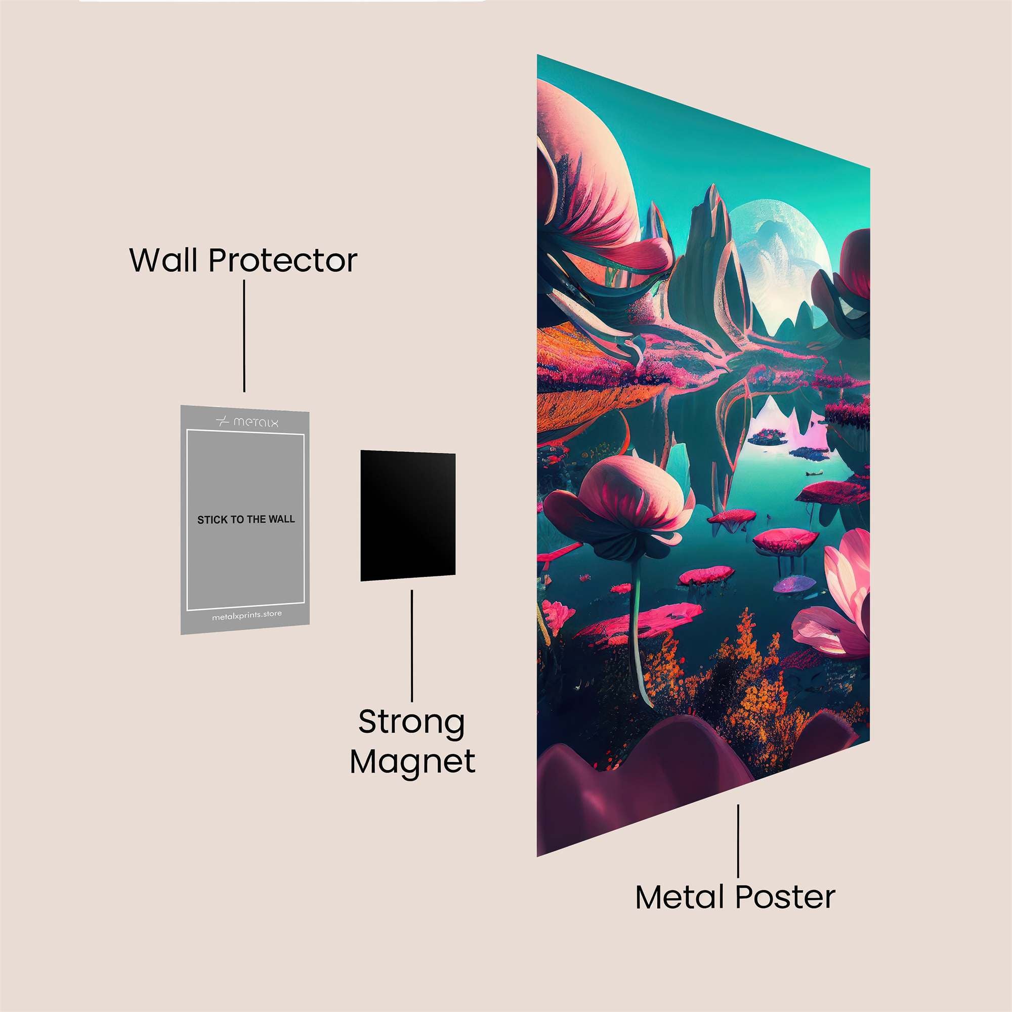 Alien Serenity Safe Wall Magnetic / M
