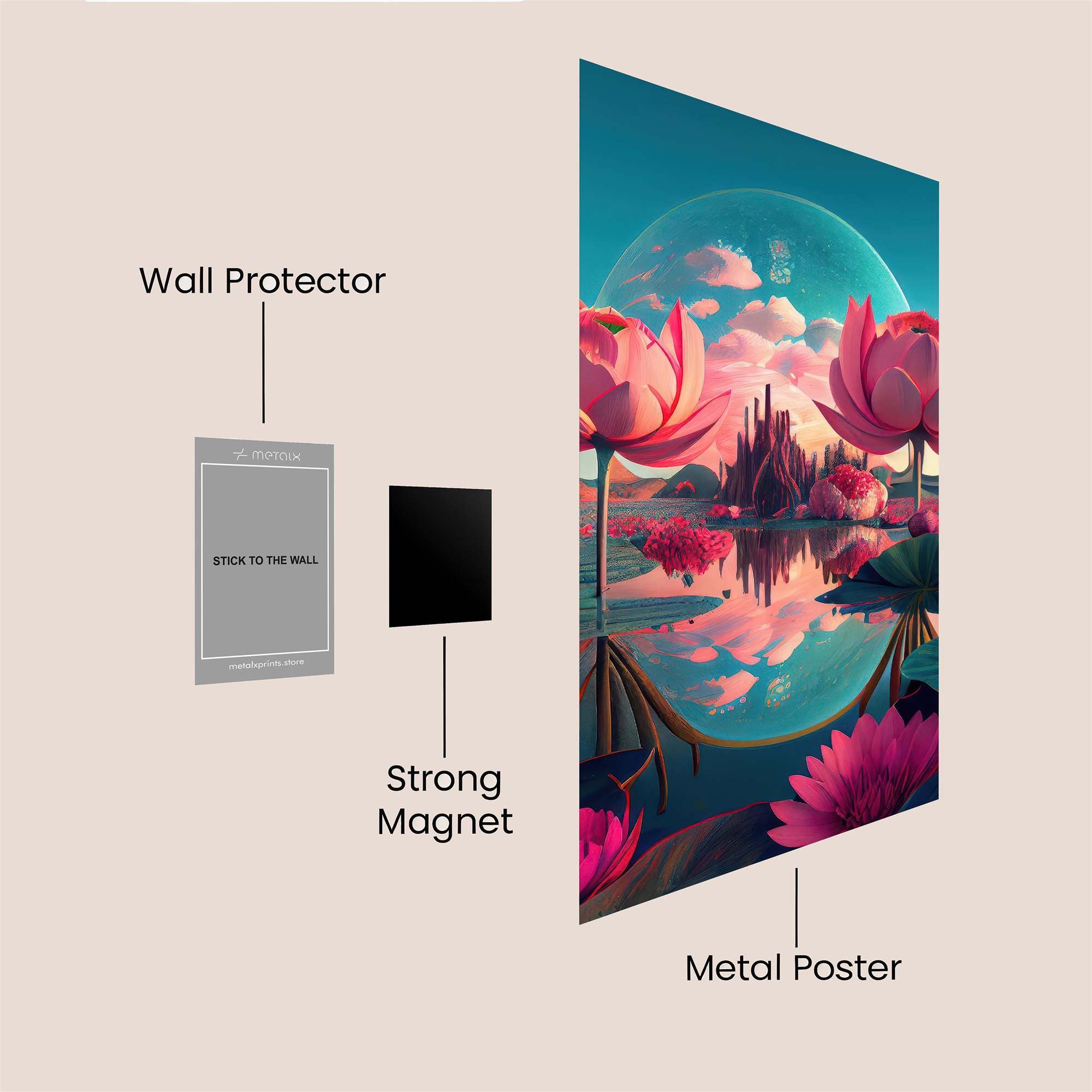 SpiderQueen Safe Wall Magnetic / M