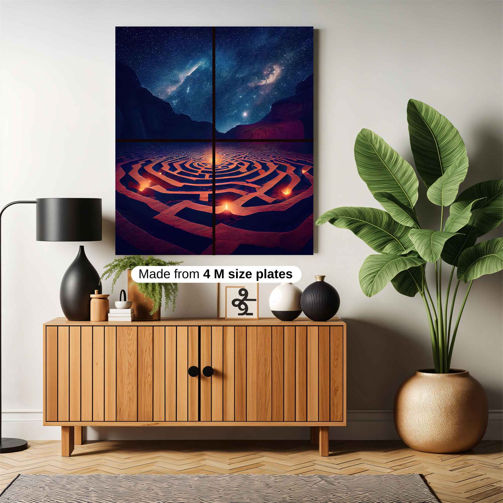 Cosmic Labyrinth Safe Wall Magnetic / M