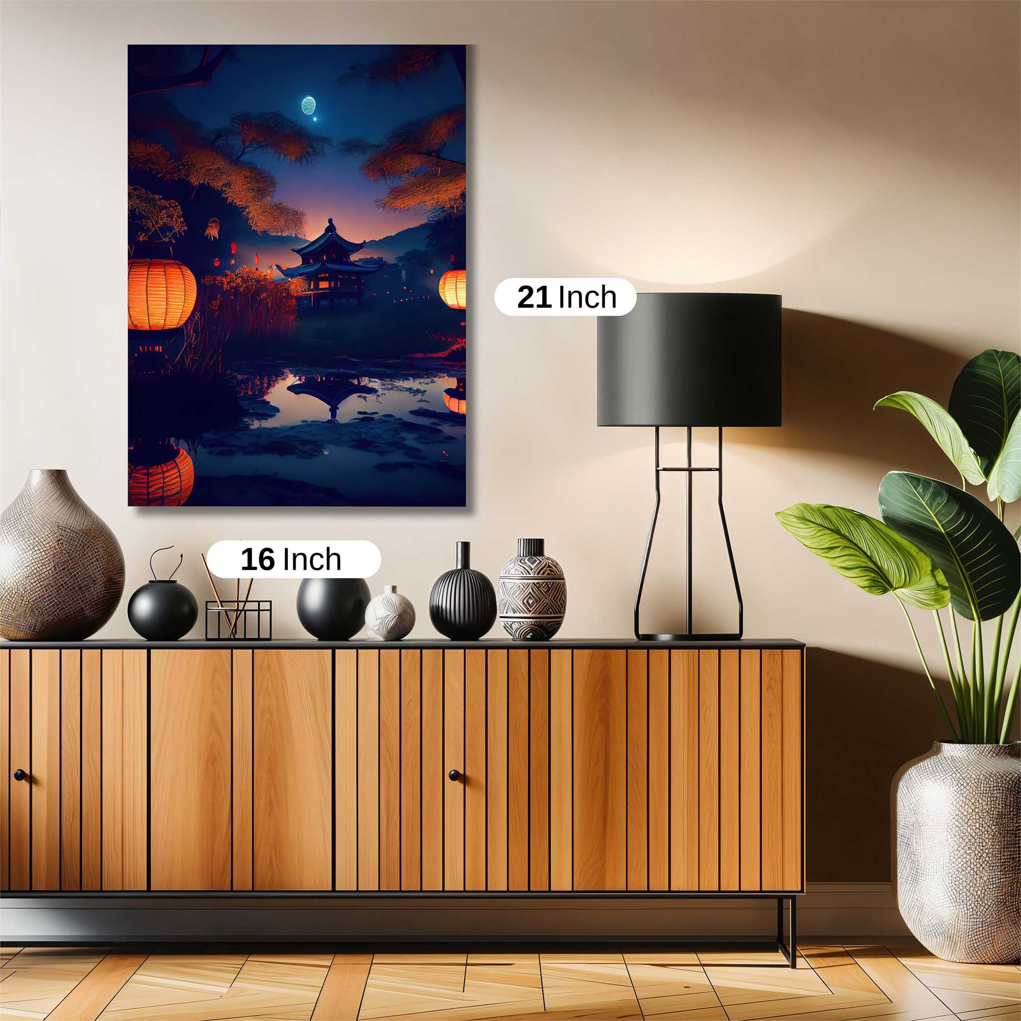 Moonlit Tranquility Safe Wall Magnetic / M