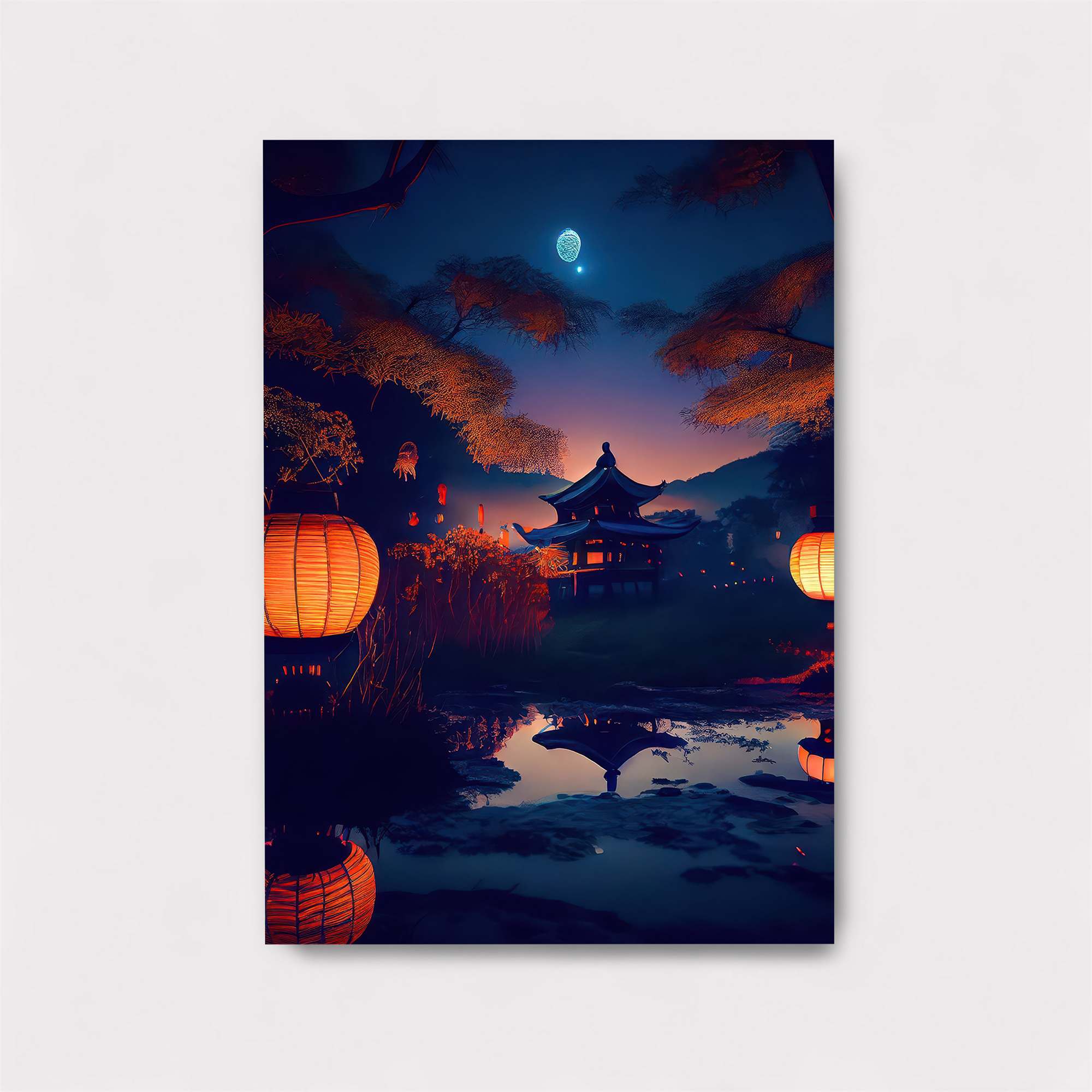 Moonlit Tranquility Safe Wall Magnetic / M