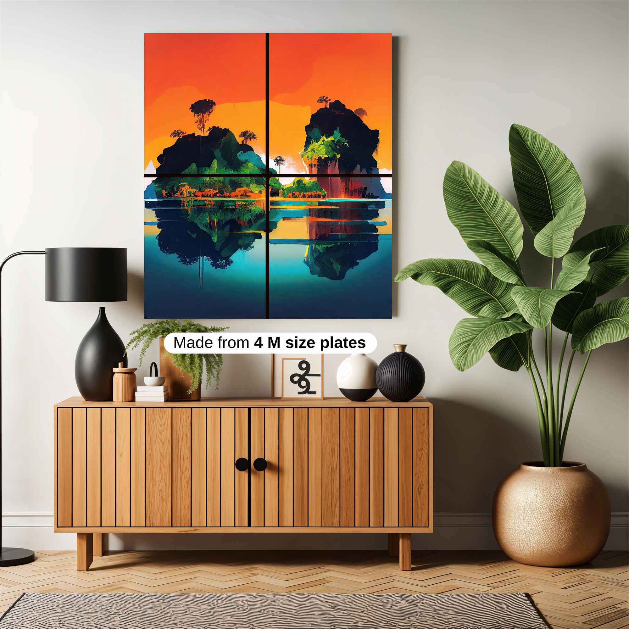 Island Serenity Safe Wall Magnetic / M