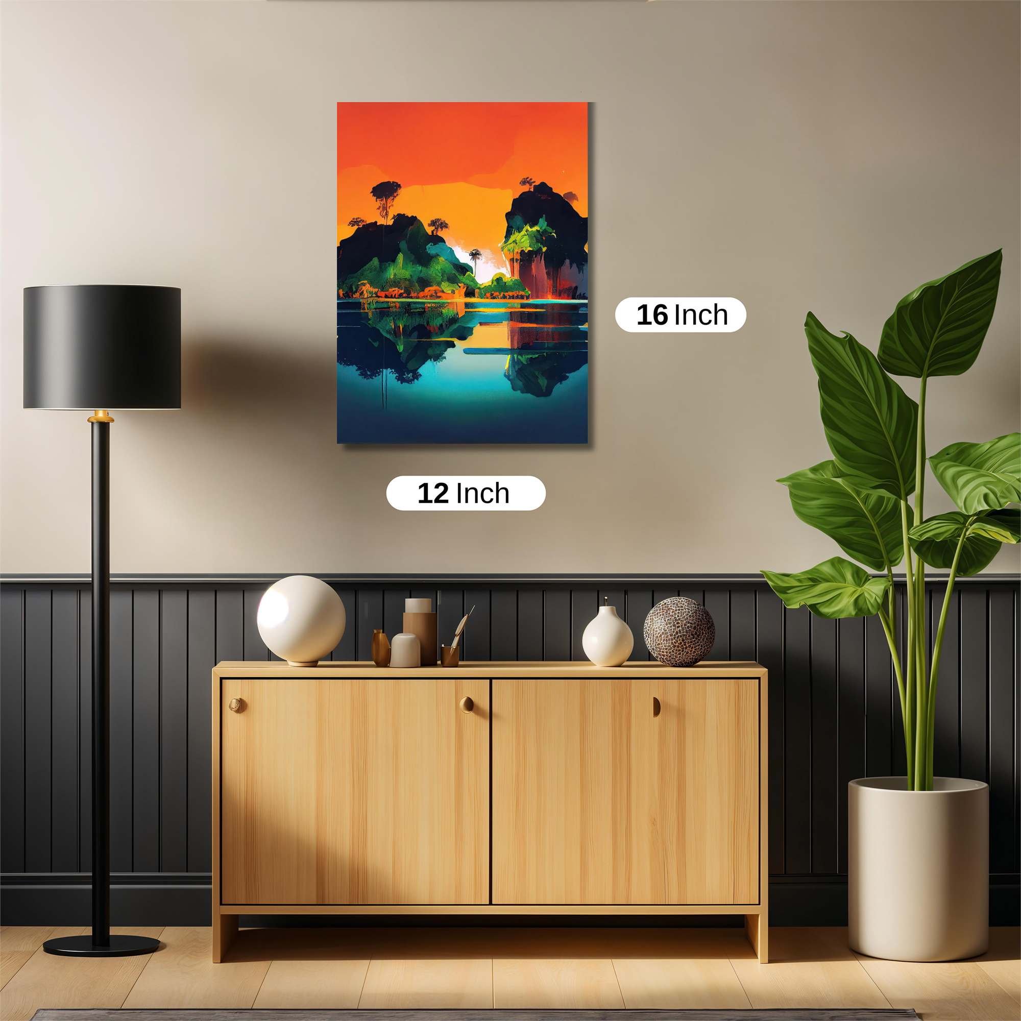 Island Serenity Safe Wall Magnetic / M