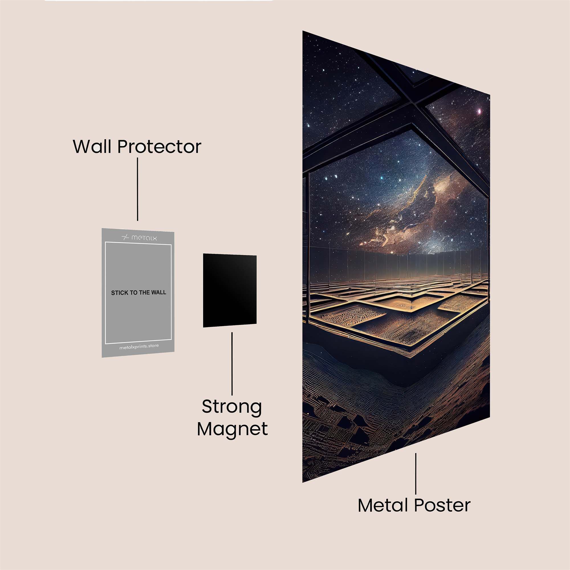 Justice Ascendant Safe Wall Magnetic / M