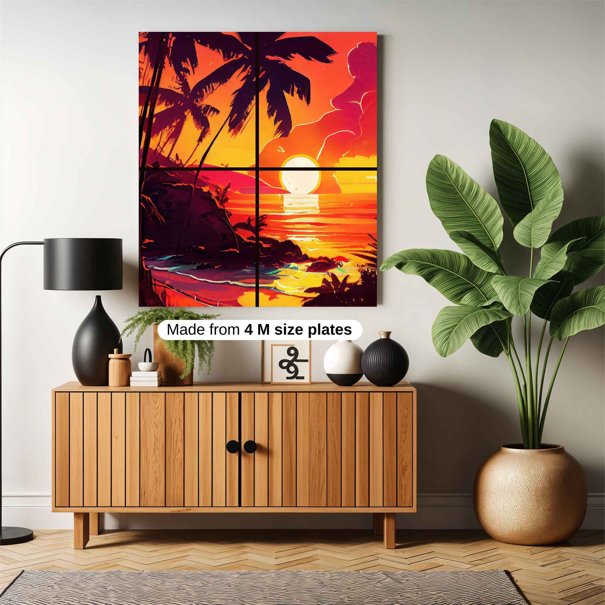 Sunset Serenity Safe Wall Magnetic / M