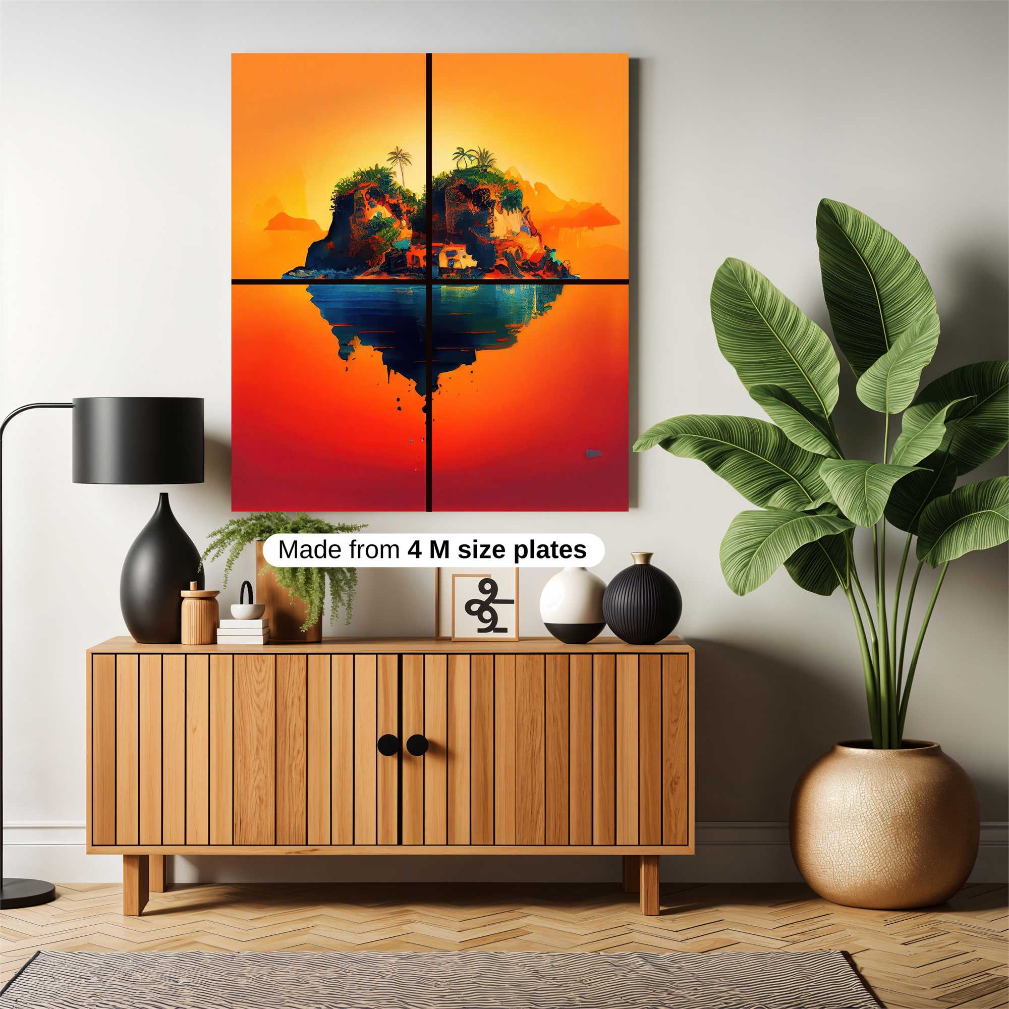 Island Dreamscape Safe Wall Magnetic / M