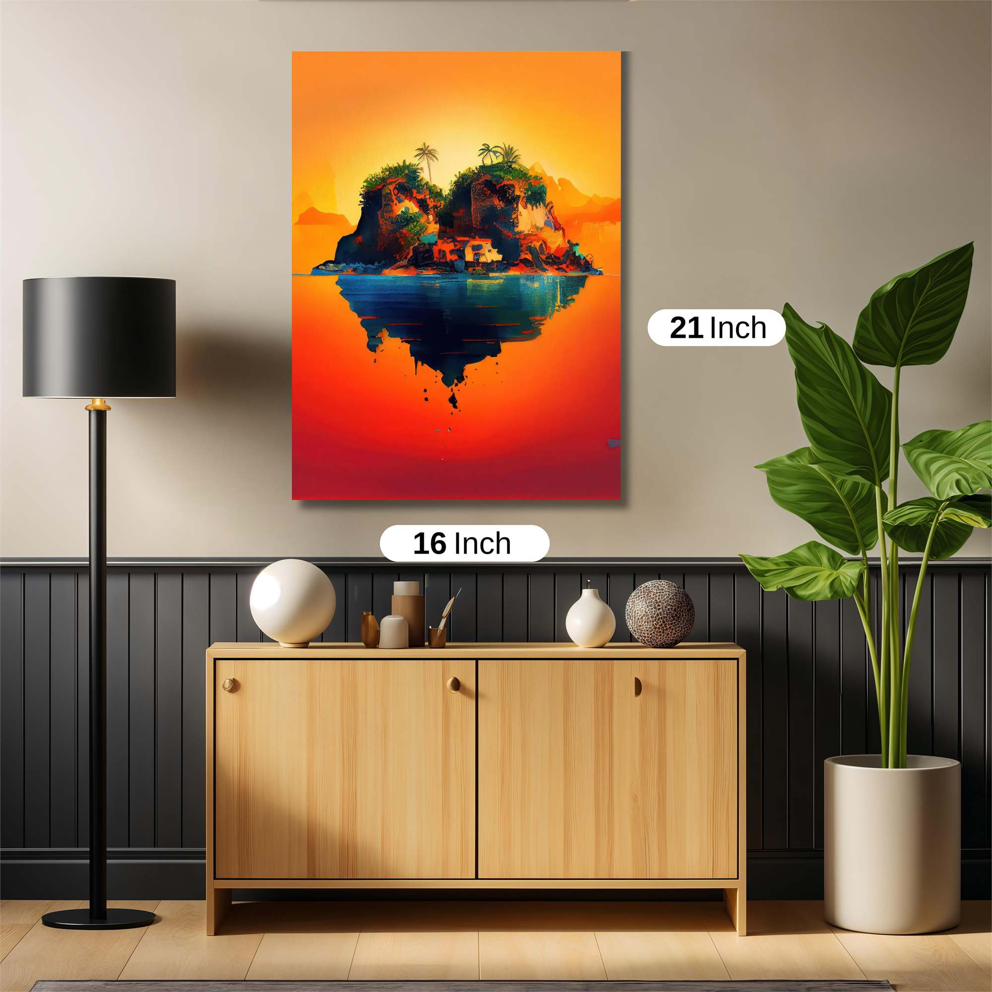 Island Dreamscape Safe Wall Magnetic / M