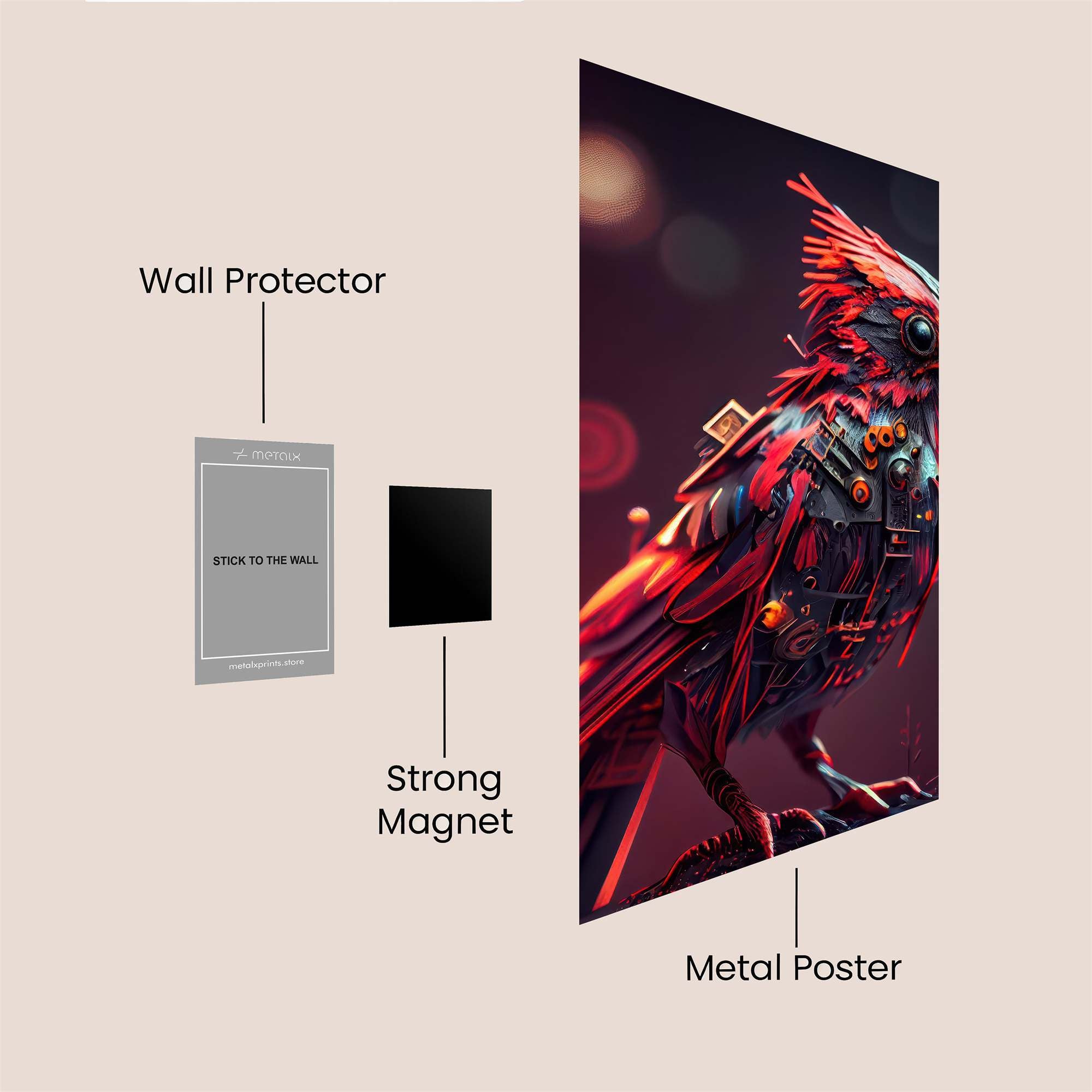 Friends Frolic Safe Wall Magnetic / M