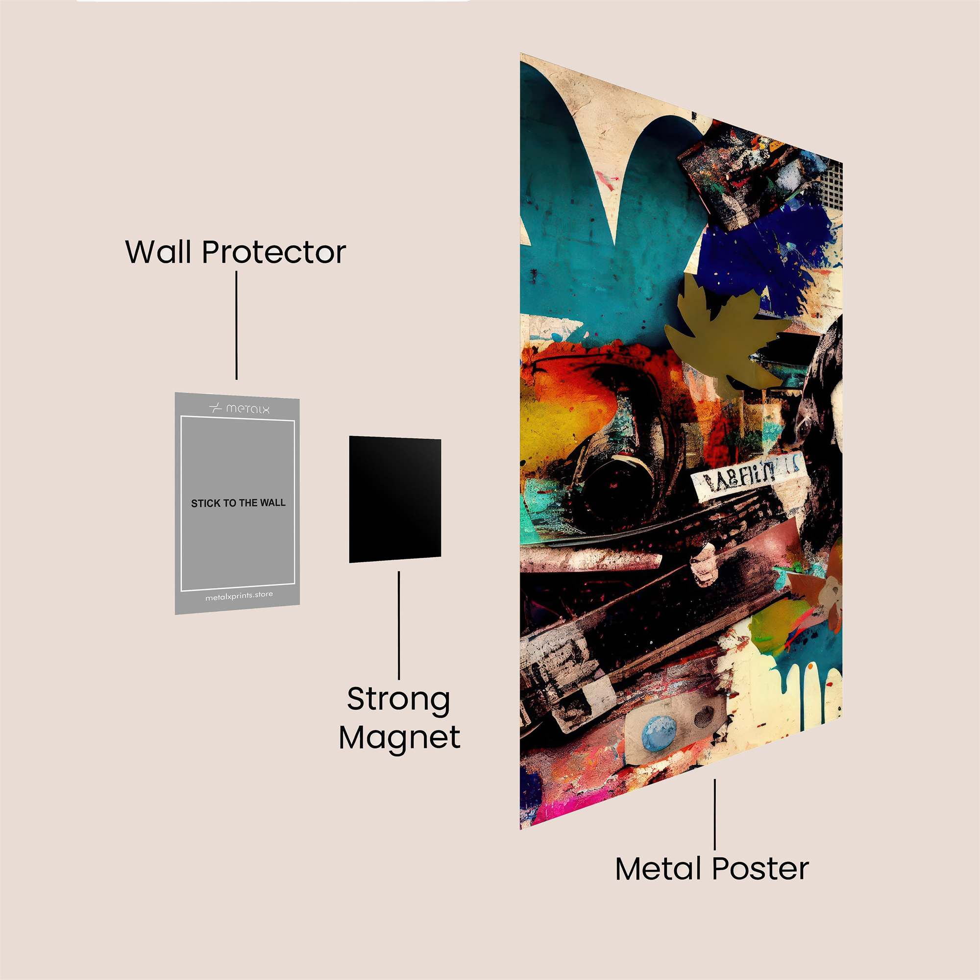 Cheese Delight Safe Wall Magnetic / M