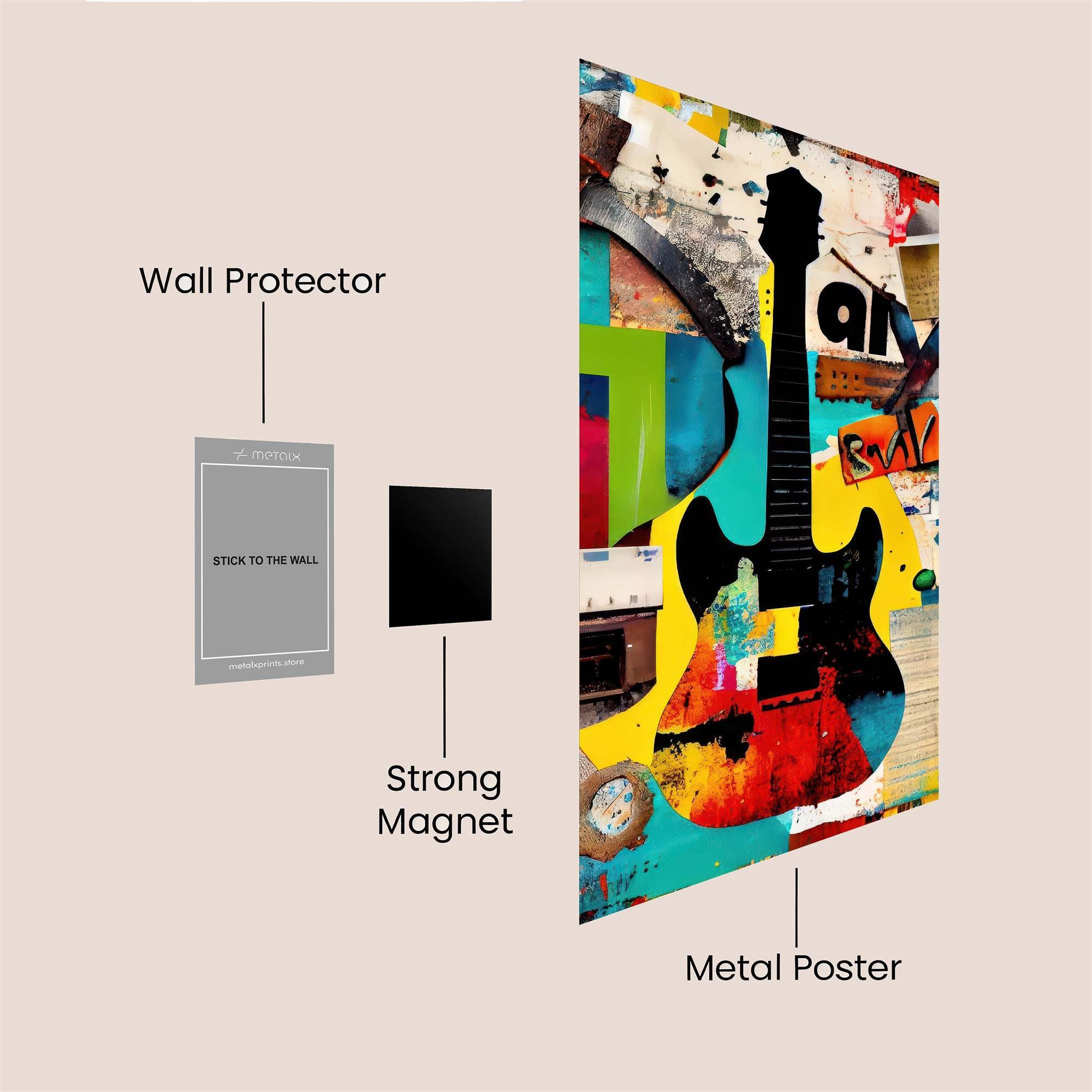 Bearded Vitality Safe Wall Magnetic / M