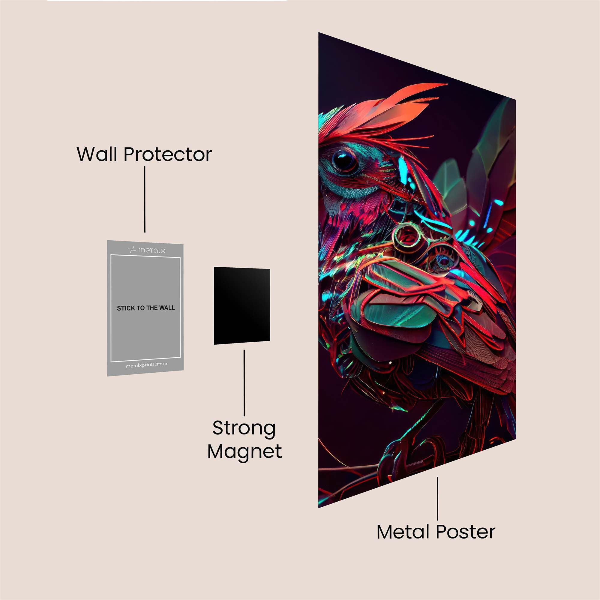 Phoenix Reborn Safe Wall Magnetic / M